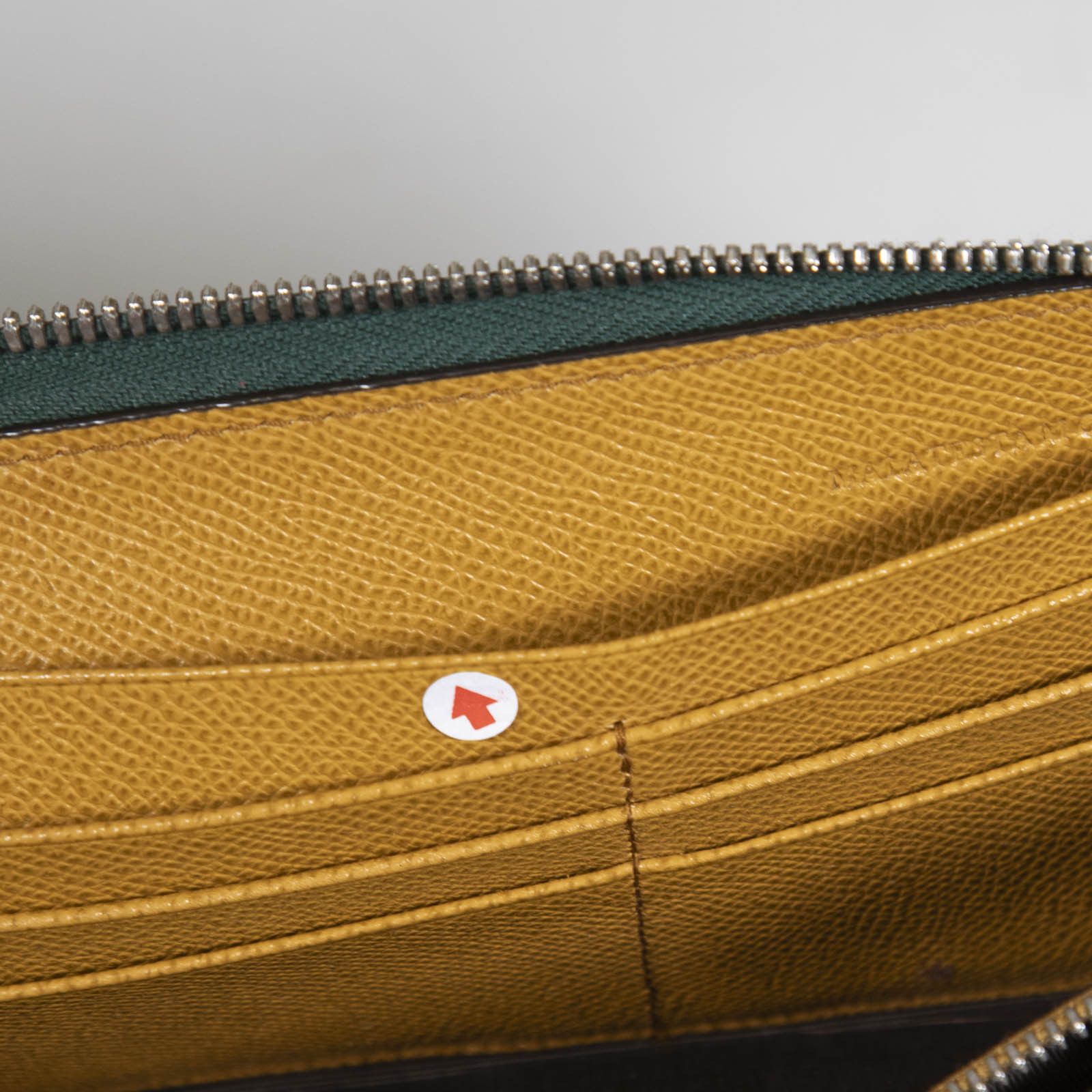 Bally Green Leather Zip Around Wallet Size ONE SIZE - 14 Thumbnail