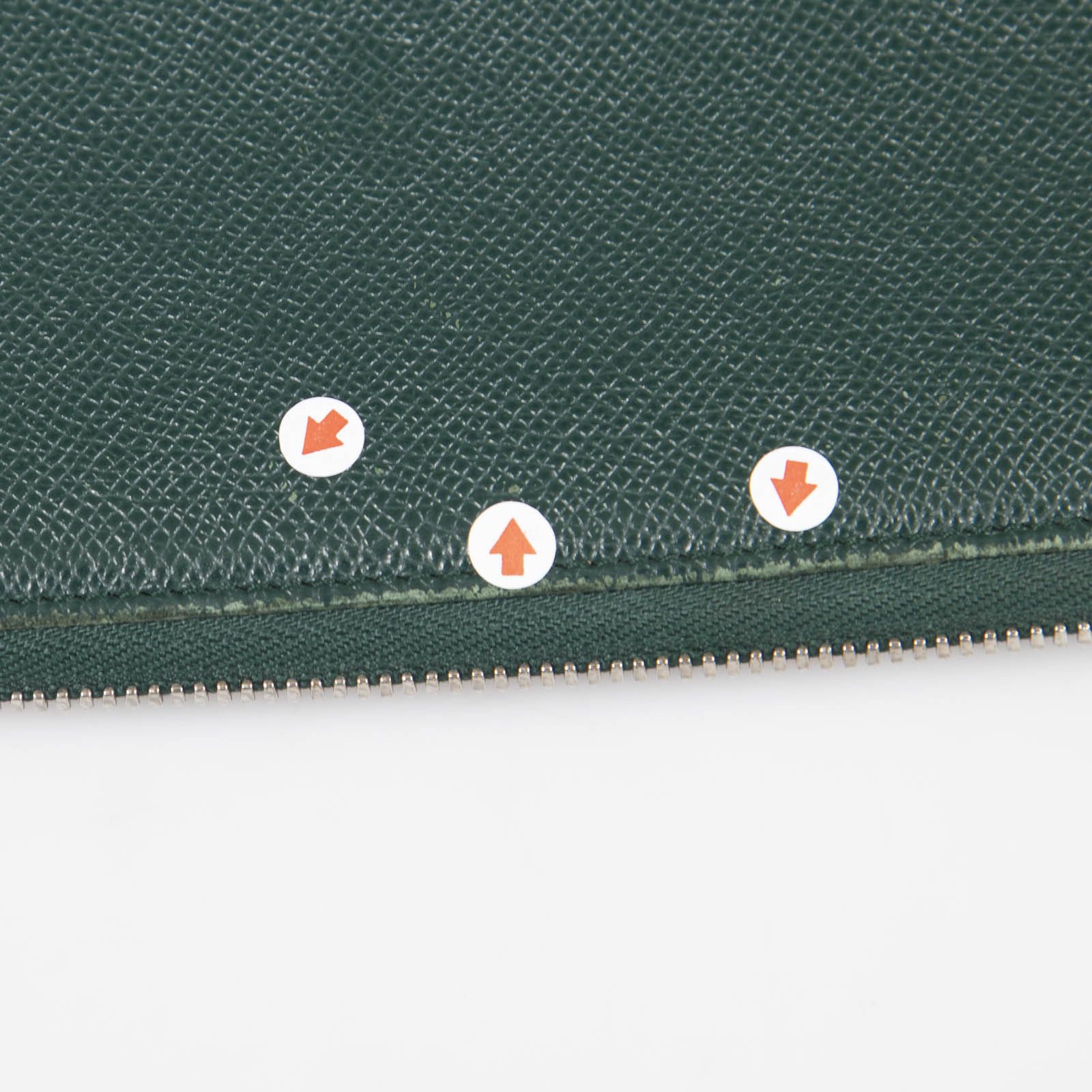 Bally Green Leather Zip Around Wallet Size ONE SIZE - 10 Thumbnail
