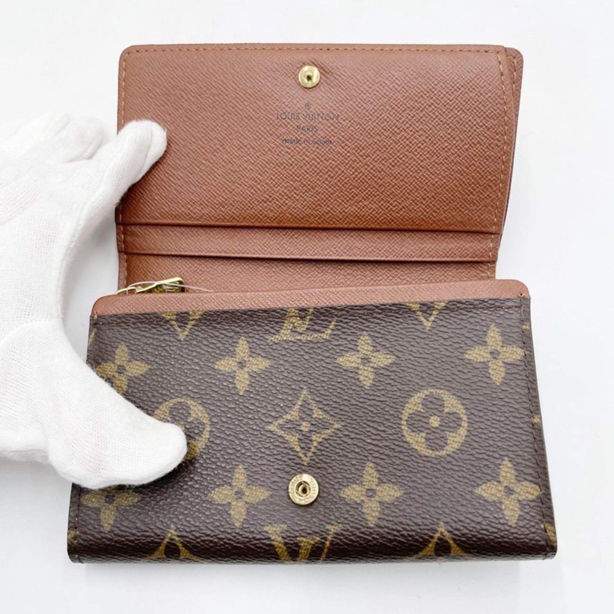 Louis Vuitton Louis Vuitton Monogram Portemonnaie Bifold Wallet M61730 Brown Women's Size ONE SIZE - 5 Thumbnail