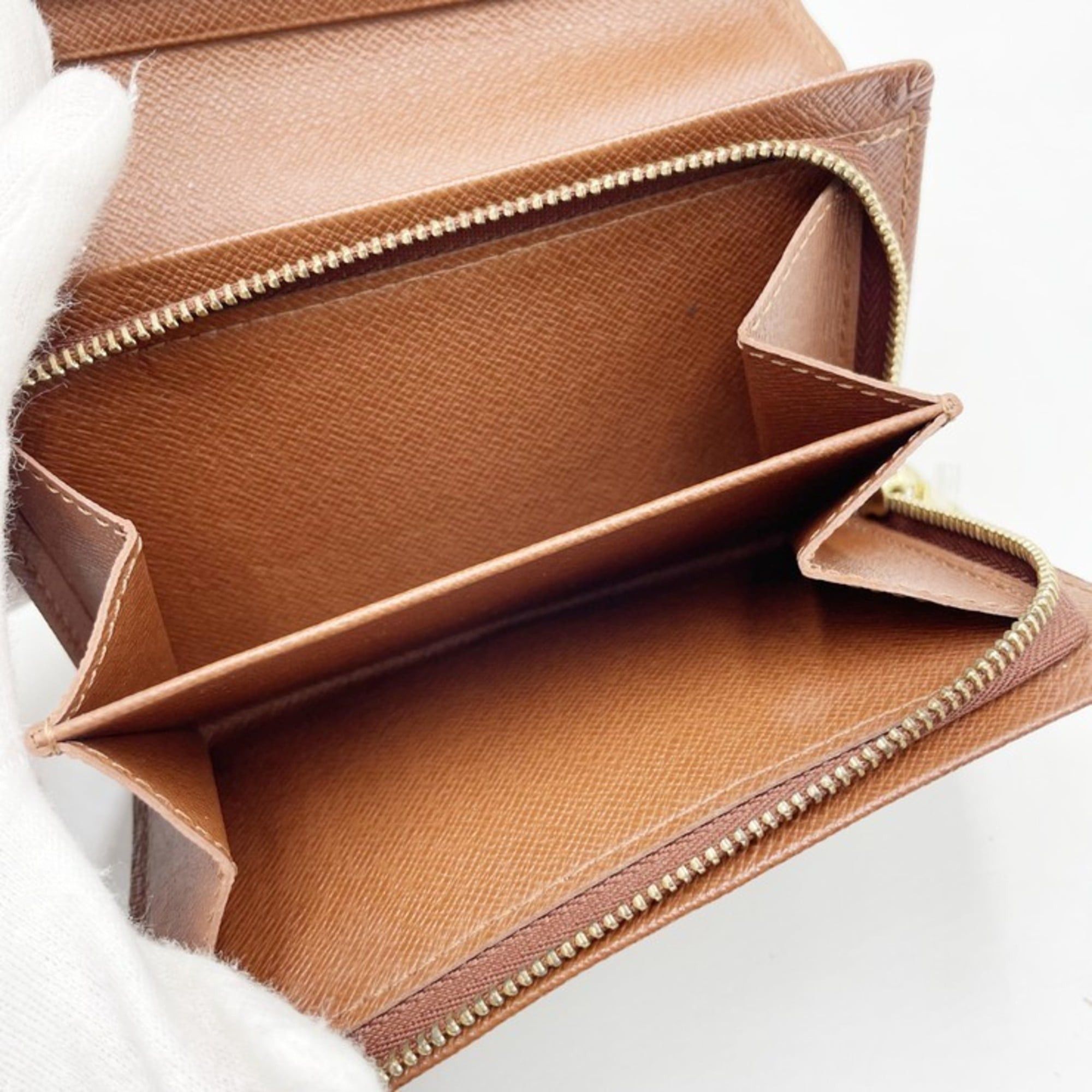 Louis Vuitton Louis Vuitton Monogram Portemonnaie Bifold Wallet M61730 Brown Women's Size ONE SIZE - 7 Thumbnail