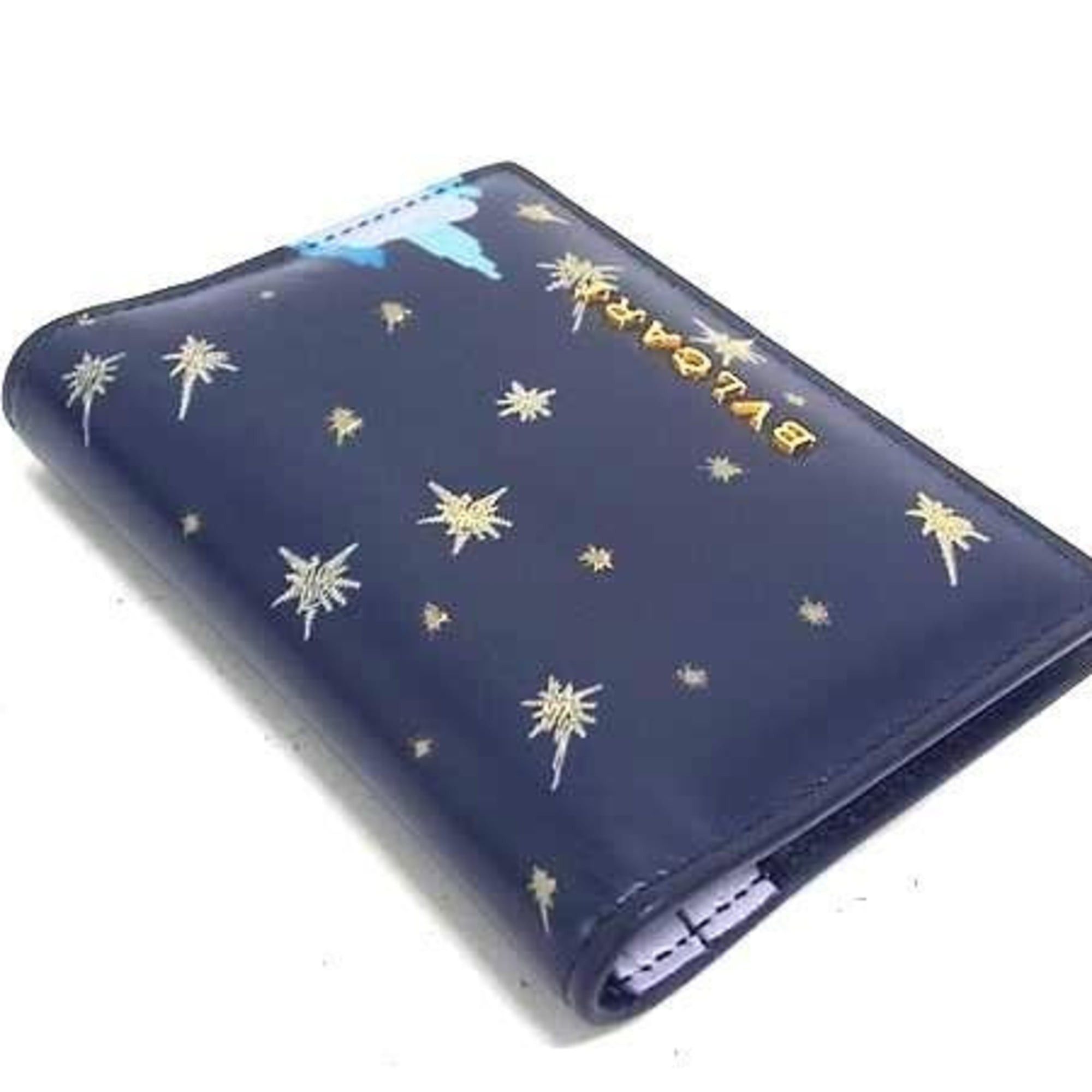 Bvlgari BVLGARI Bulgari Business Card Holder/Card Case Serpenti Blue Leather Women's Size ONE SIZE - 2 Thumbnail