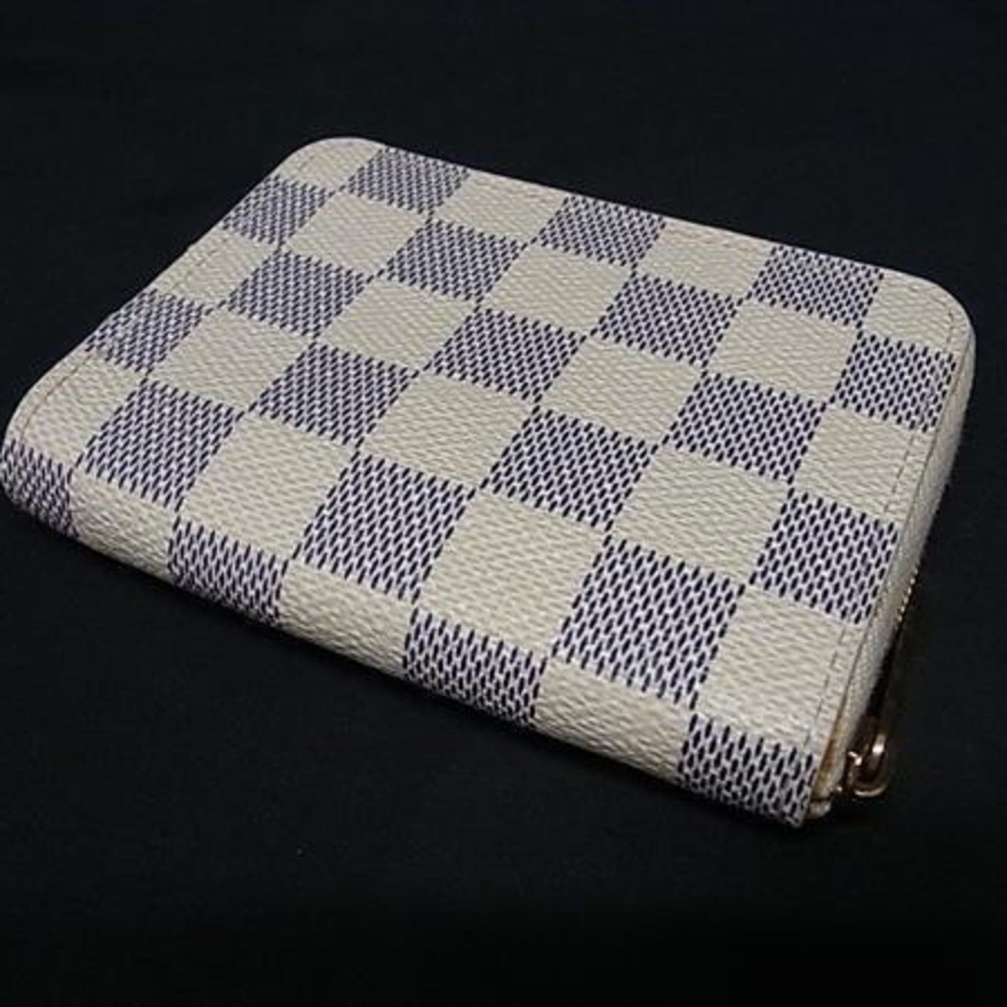 Louis Vuitton Louis Vuitton Wallet/Coin Case Zippy Coin Purse N63069 White Damier Azur Men's Women's Size ONE SIZE - 2 Thumbnail