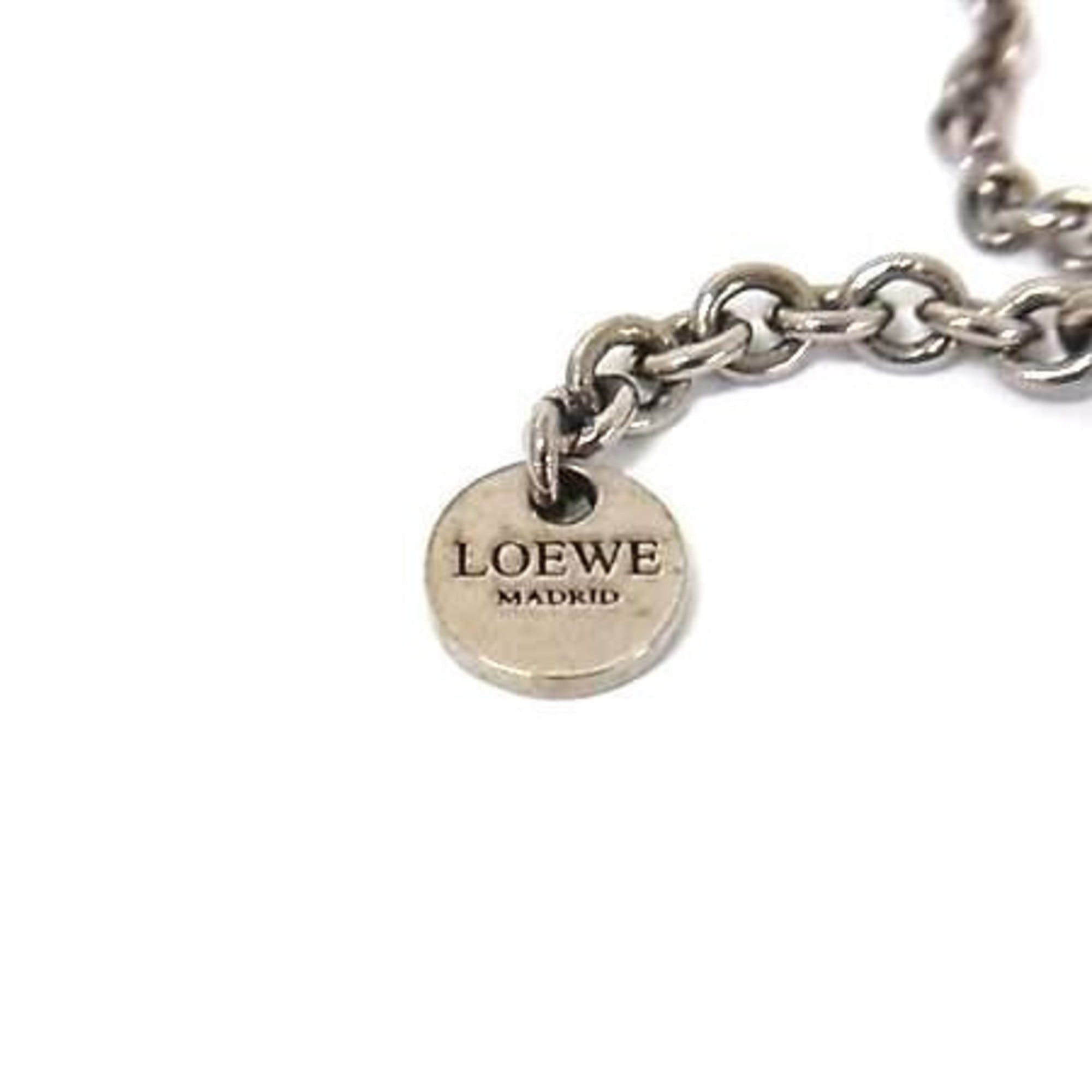 Loewe LOEWE necklace, silver and gold metal, women's, heart design. Size ONE SIZE - 4 Thumbnail