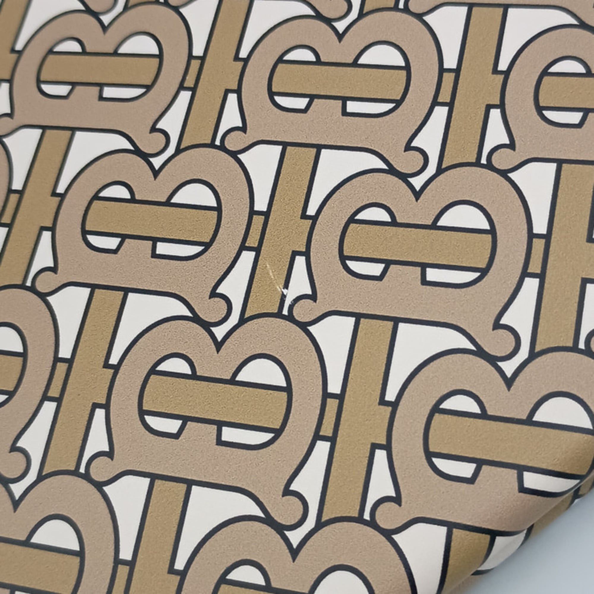 Burberry BURBERRY TB Monogram E Canvas Strap Clutch Bag 8014975 Beige Men's Women's Wristlet Size ONE SIZE - 5 Thumbnail