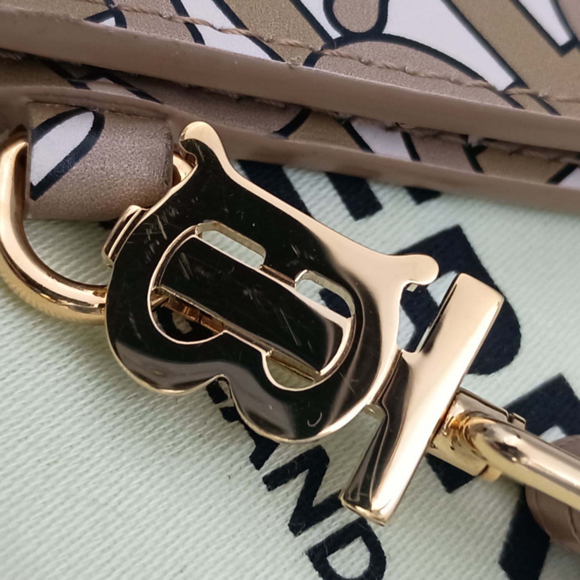 Burberry BURBERRY TB Monogram E Canvas Strap Clutch Bag 8014975 Beige Men's Women's Wristlet Size ONE SIZE - 7 Thumbnail