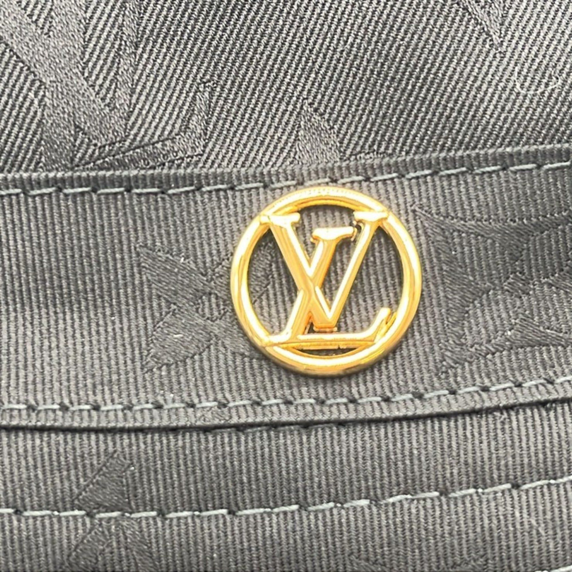 Louis Vuitton Louis Vuitton Bucket Hat LV Mine M7961M Black Cotton Men's Women's Monogram Reversible Circle Size ONE SIZE - 8 Thumbnail