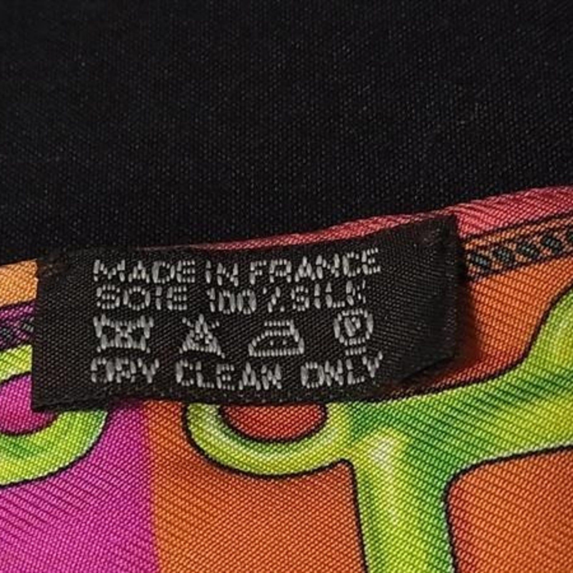 Hermes HERMES Ribbon Scarf/Muffler Twilly Multicolor Silk Women's BOUCLERIE D ATTELAGE Buckle Size ONE SIZE - 4 Thumbnail