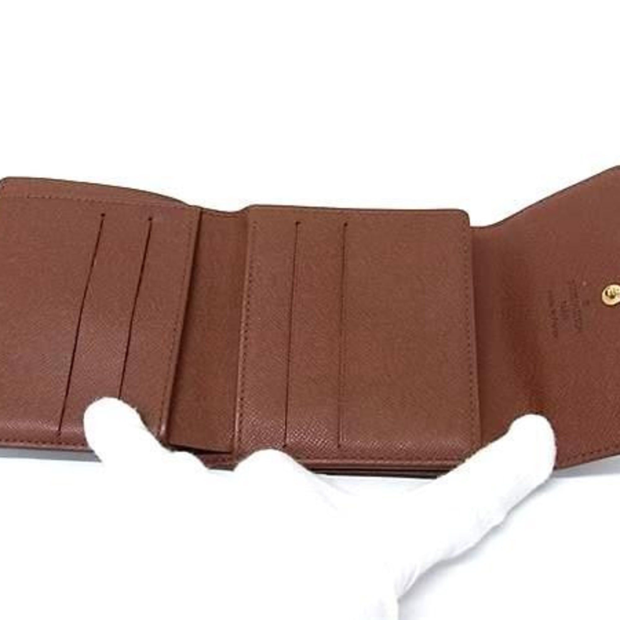 Louis Vuitton Louis Vuitton Portemonnaie Billet Carte Credit M61652 Brown Monogram Women's Tri-fold Wallet Size ONE SIZE - 4 Thumbnail