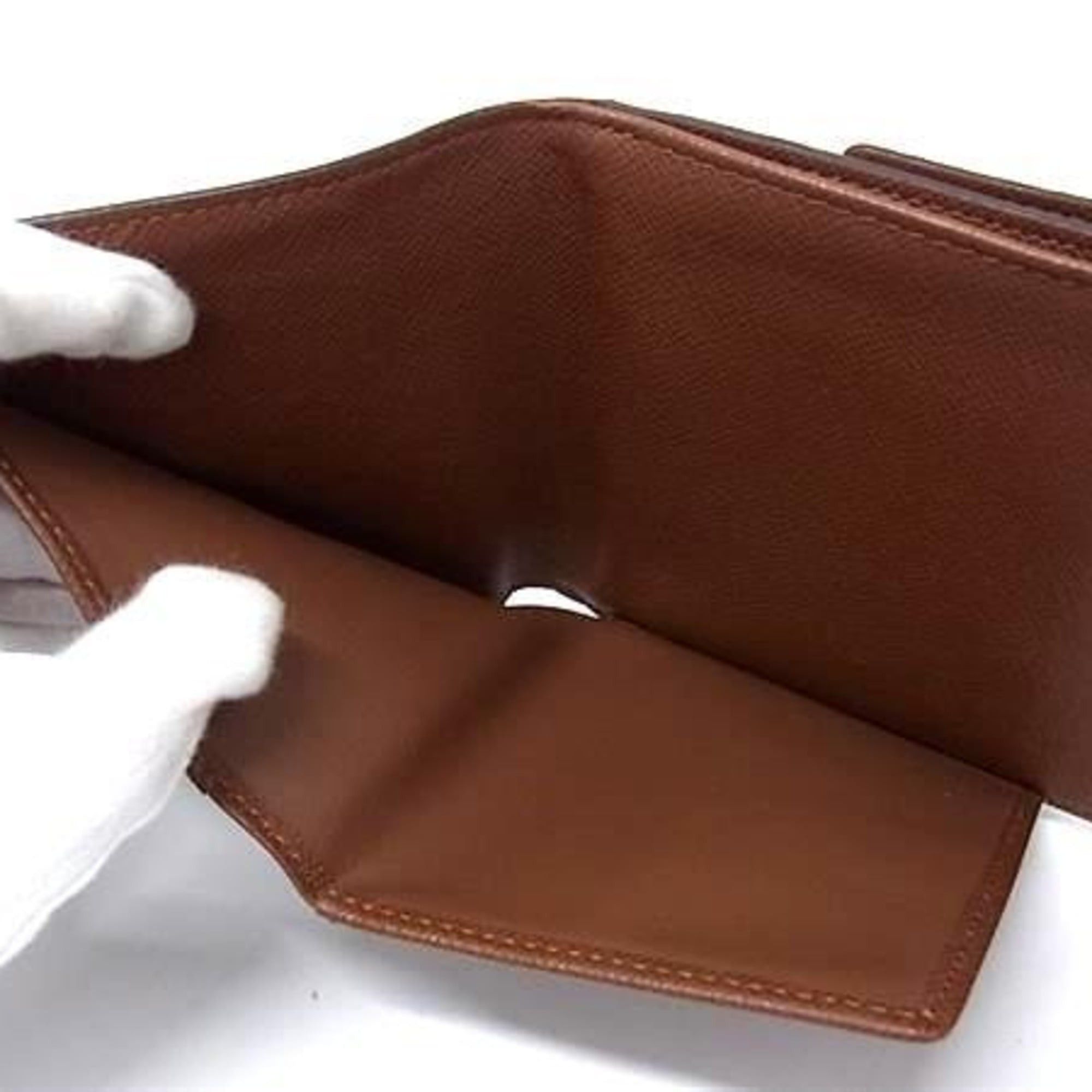 Louis Vuitton Louis Vuitton Portemonnaie Billet Carte Credit M61652 Brown Monogram Women's Tri-fold Wallet Size ONE SIZE - 5 Thumbnail