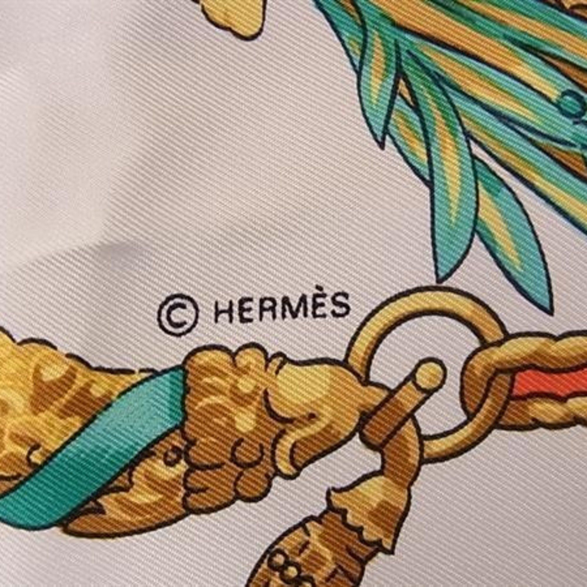 Hermes HERMES scarf/muffler, Carre 90, multicolor silk, women's, HOMMAGE A CHARLES GARNIER (A tribute to Charles Garnier) Size ONE SIZE - 4 Thumbnail