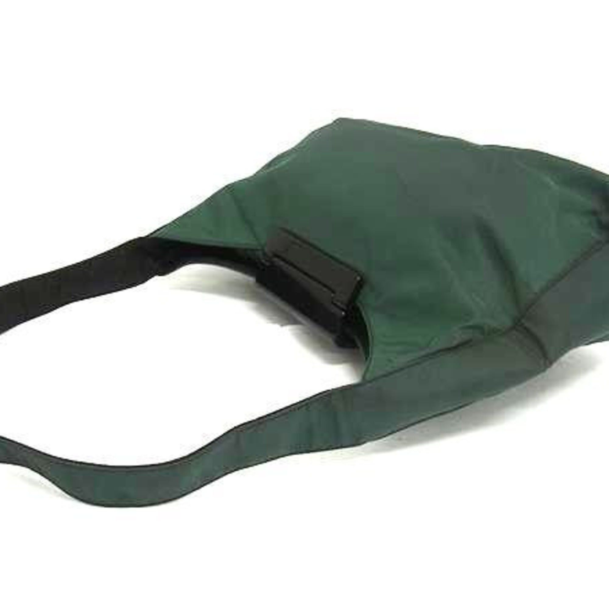 Prada Prada Shoulder Bag B8422 Green Black Tessuto Nylon Women's Size ONE SIZE - 3 Thumbnail