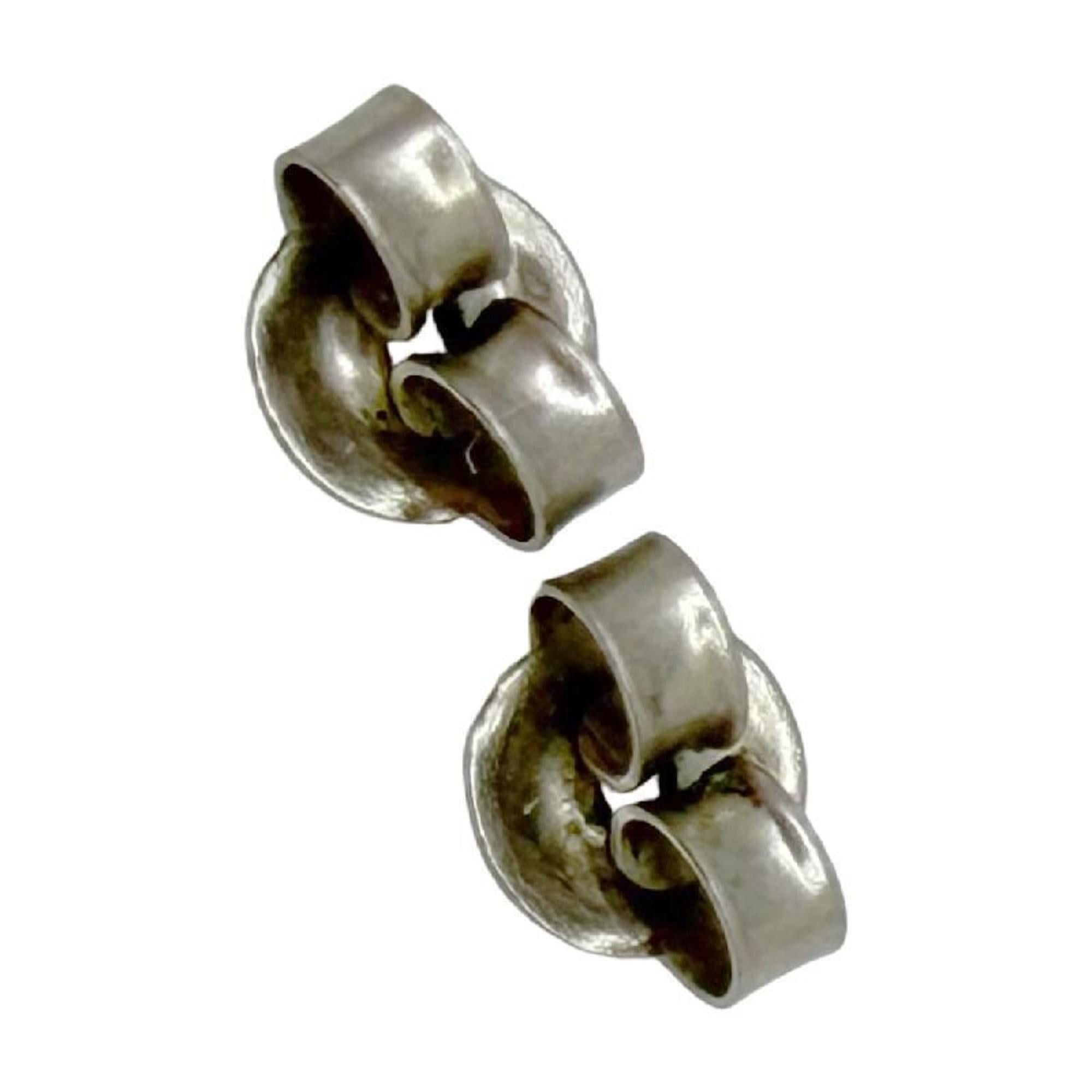 Chanel Chanel Coco Mark Earrings Rhinestone Silver 00A CC Women's Size ONE SIZE - 6 Thumbnail