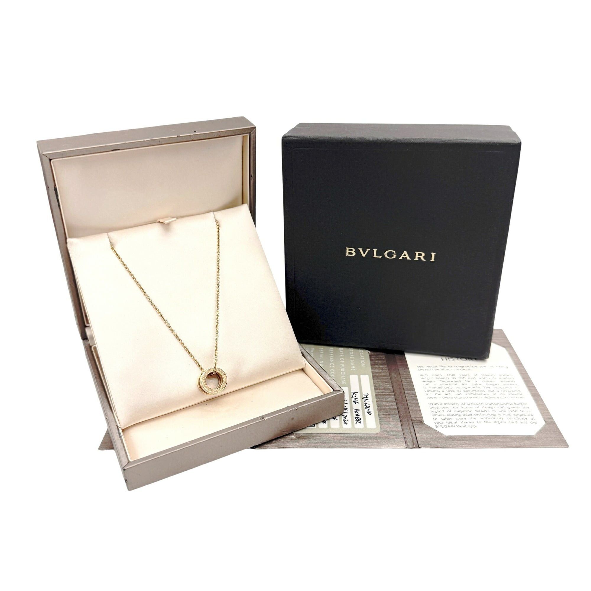 Bvlgari BVLGARI B.zero1 Necklace 18K Yellow Gold (Men's & Women's) Size ONE SIZE - 9 Thumbnail