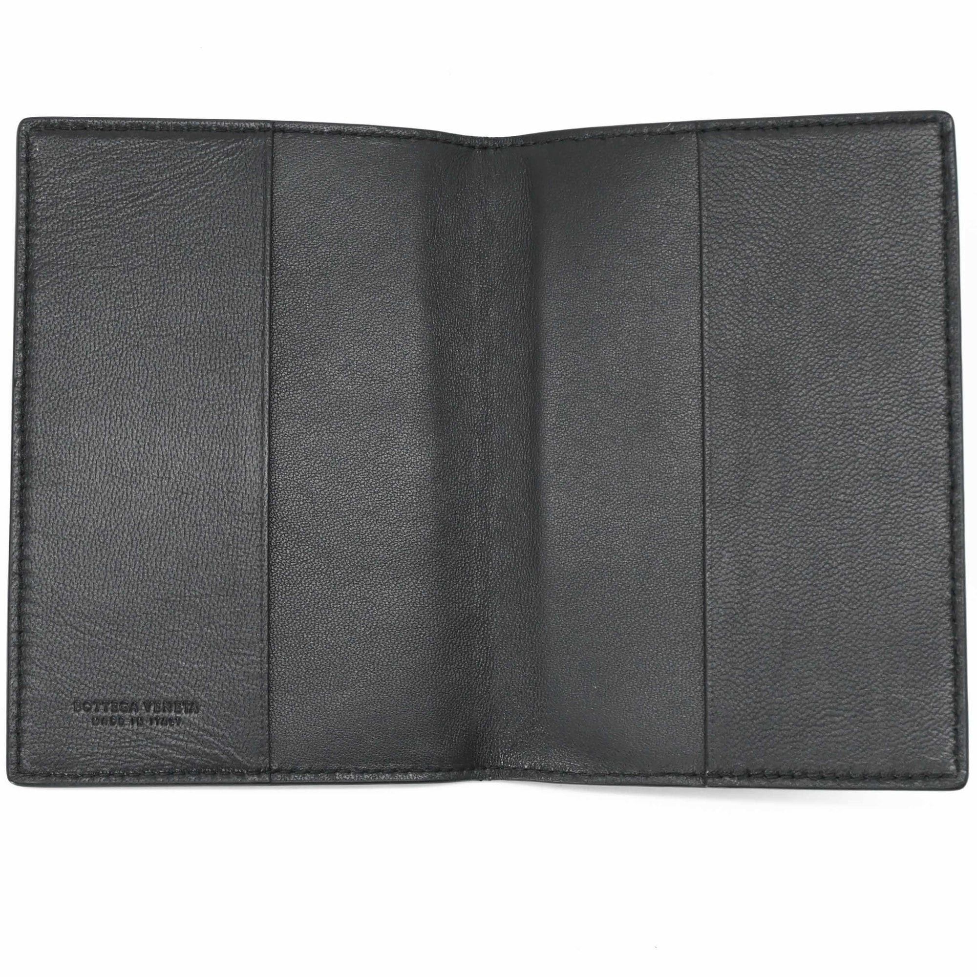 Bottega Veneta BOTTEGA VENETA Intrecciato Card Case Passport Leather Black Size ONE SIZE - 5 Thumbnail