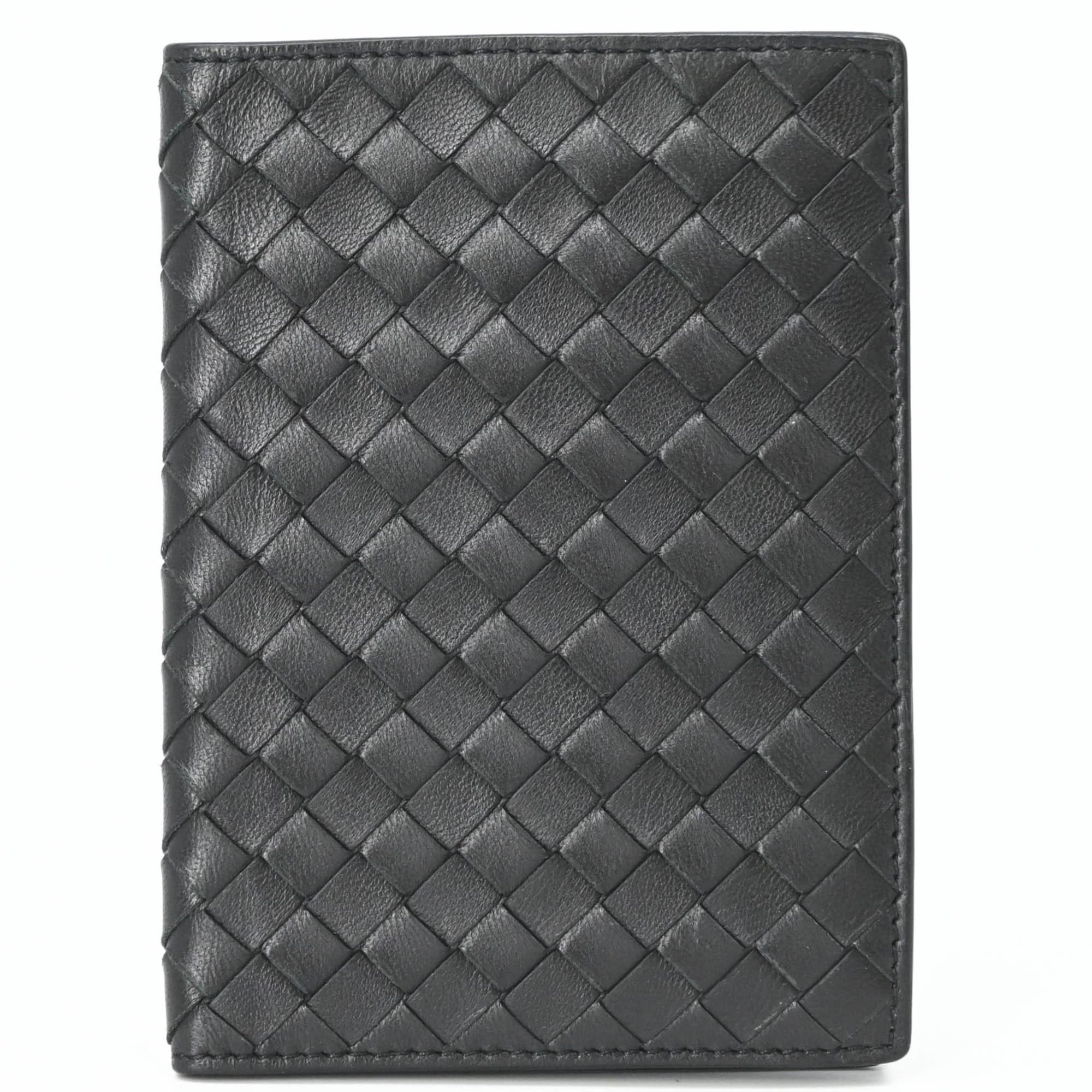 Bottega Veneta BOTTEGA VENETA Intrecciato Card Case Passport Leather Black Size ONE SIZE - 3 Thumbnail