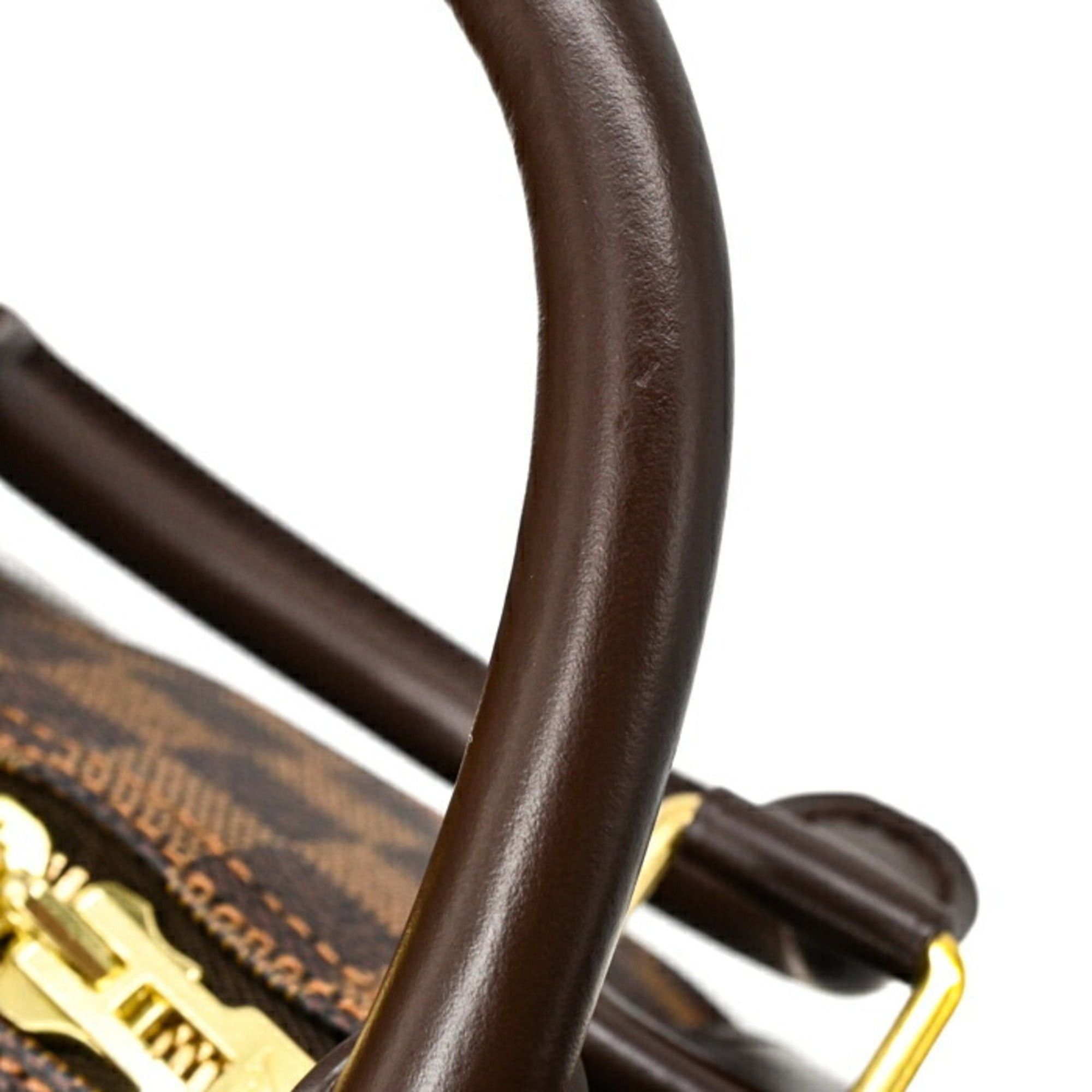 Louis Vuitton LOUIS VUITTON Keepall 50 Boston Bag, Damier Brown Leather, M41427 Size ONE SIZE - 7 Thumbnail