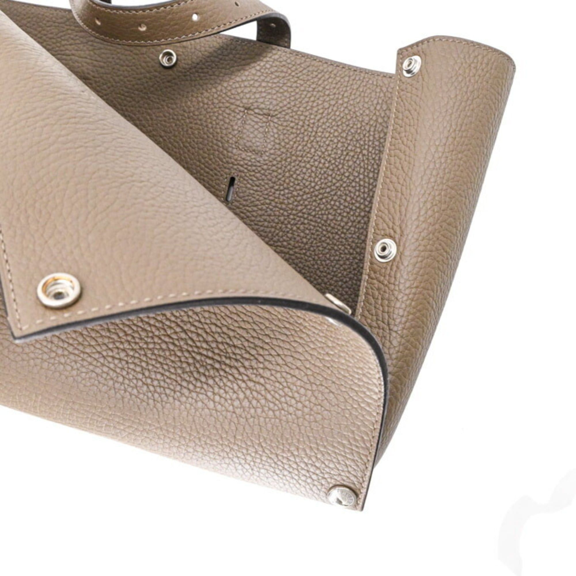 Hermes HERMES Sac Vello handbag, Taurillon Clemence leather, women's, Etoupe Size ONE SIZE - 12 Thumbnail