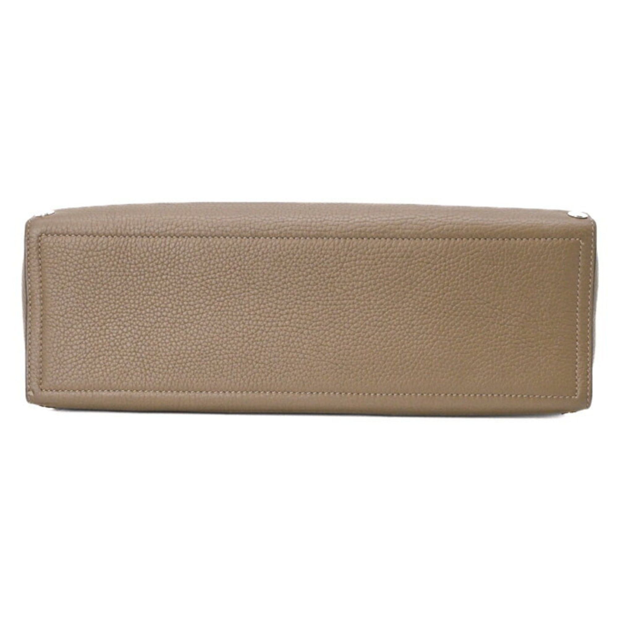 Hermes HERMES Sac Vello handbag, Taurillon Clemence leather, women's, Etoupe Size ONE SIZE - 6 Thumbnail