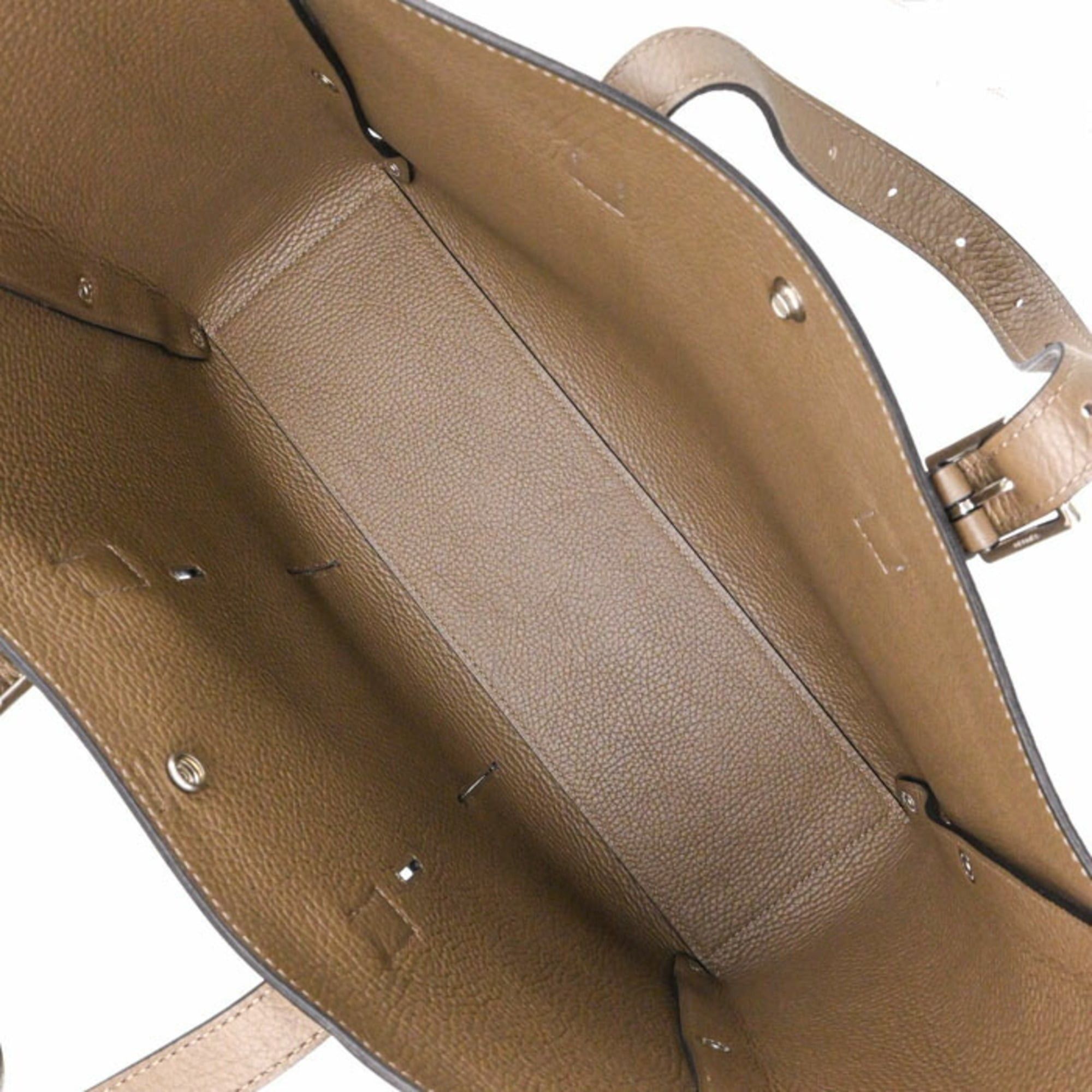 Hermes HERMES Sac Vello handbag, Taurillon Clemence leather, women's, Etoupe Size ONE SIZE - 11 Thumbnail