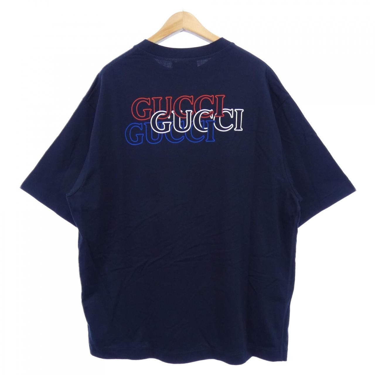 Gucci Gucci Gucci Cotton T Shirt Textile T-Shirts 784361XJGKK DUTY FREE for USA Size ONE SIZE - 2 Thumbnail