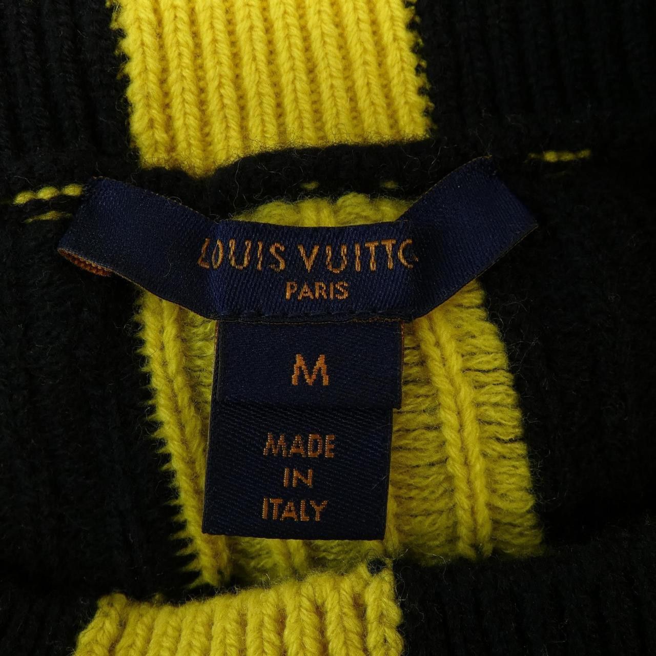 Louis Vuitton Louis Vuitton Louis Vuitton Cashmere Blend Knit Textile Tops FHKL80RZB DUTY FREE for USA Size ONE SIZE - 4 Thumbnail