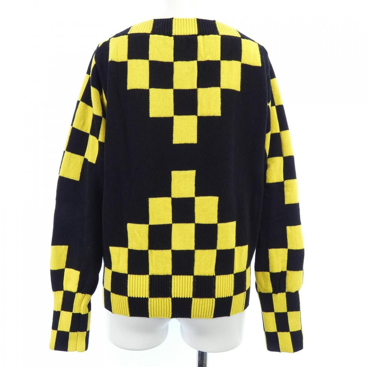 Louis Vuitton Louis Vuitton Louis Vuitton Cashmere Blend Knit Textile Tops FHKL80RZB DUTY FREE for USA Size ONE SIZE - 2 Thumbnail