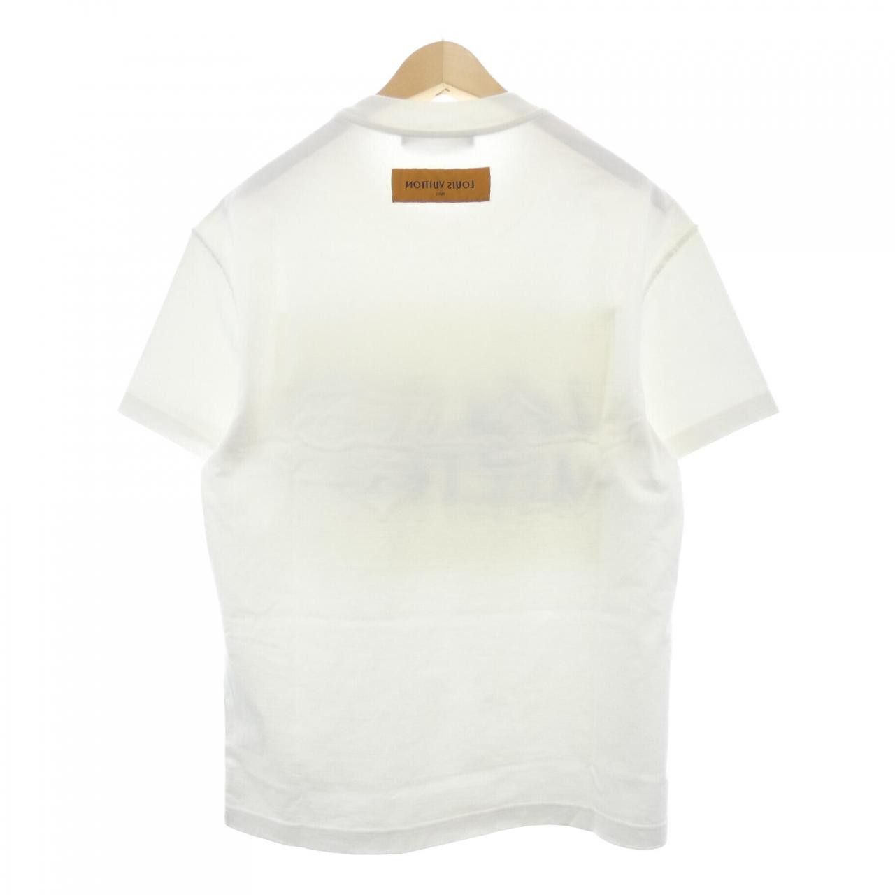 Louis Vuitton Louis Vuitton Louis Vuitton Printed Cotton T Shirt Textile T-Shirts HNY75WDT3 DUTY FREE for USA Size ONE SIZE - 2 Thumbnail