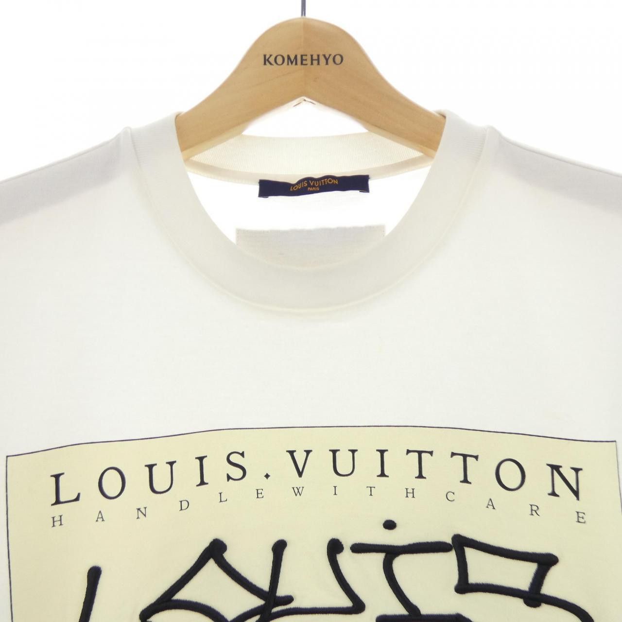 Louis Vuitton Louis Vuitton Louis Vuitton Printed Cotton T Shirt Textile T-Shirts HNY75WDT3 DUTY FREE for USA Size ONE SIZE - 5 Thumbnail