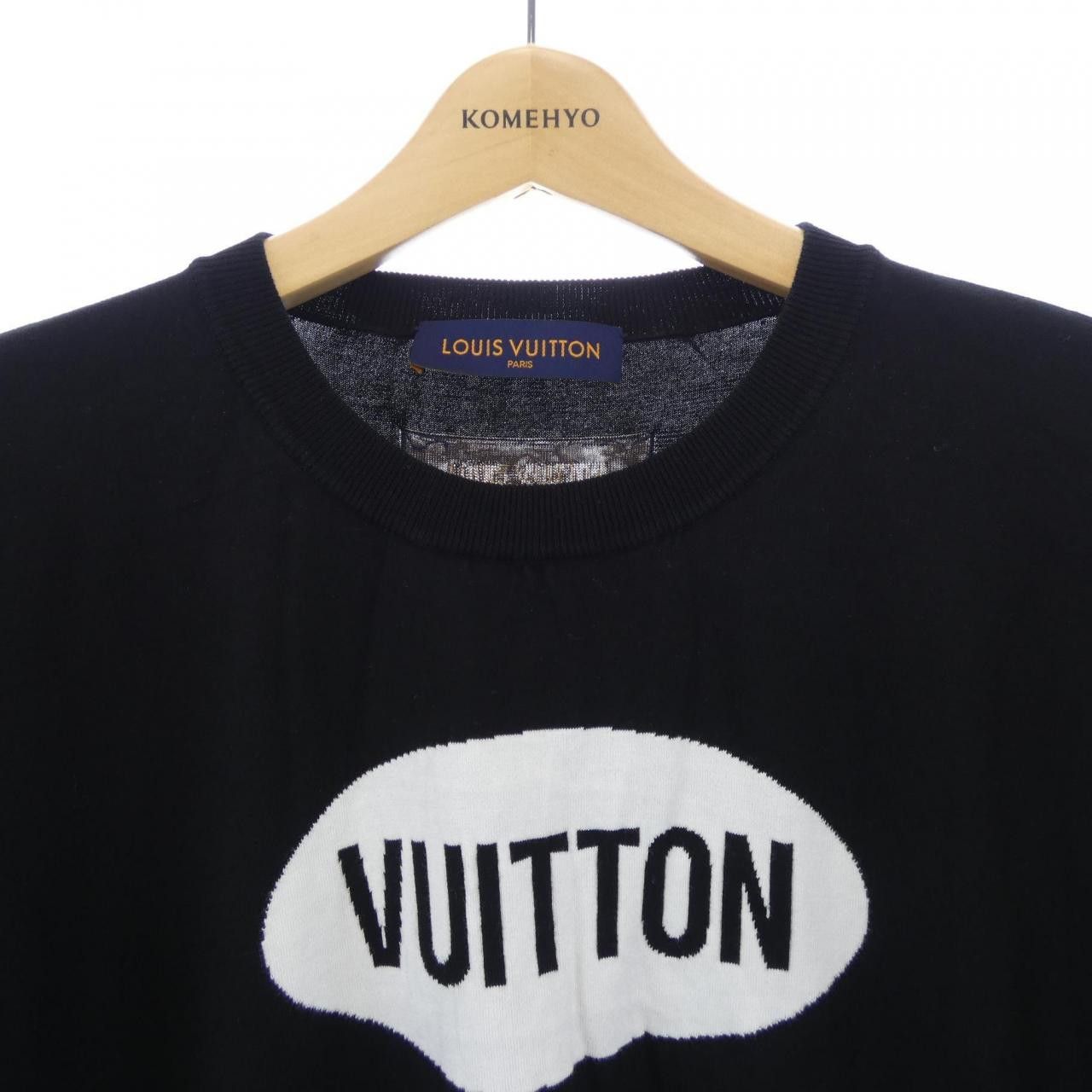 Louis Vuitton Louis Vuitton Louis Vuitton Intarsia Jacquard Knit Textile Tops HMN81WJS5 DUTY FREE for USA Size ONE SIZE - 5 Thumbnail