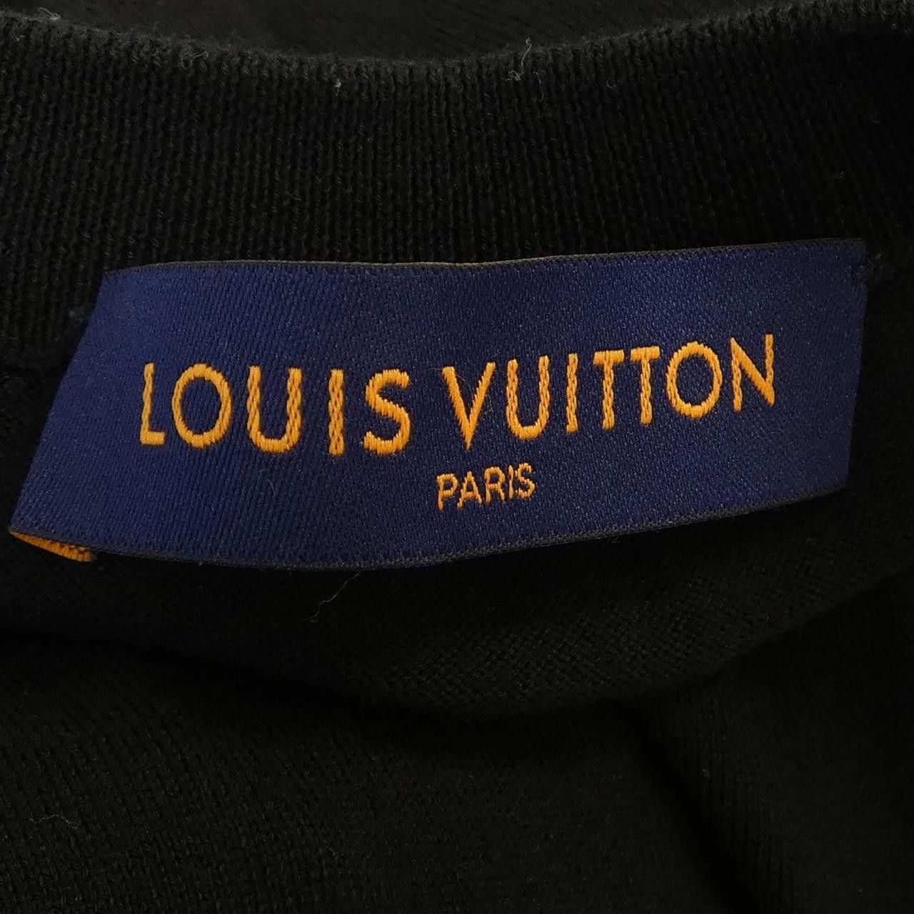 Louis Vuitton Louis Vuitton Louis Vuitton Intarsia Jacquard Knit Textile Tops HMN81WJS5 DUTY FREE for USA Size ONE SIZE - 4 Thumbnail