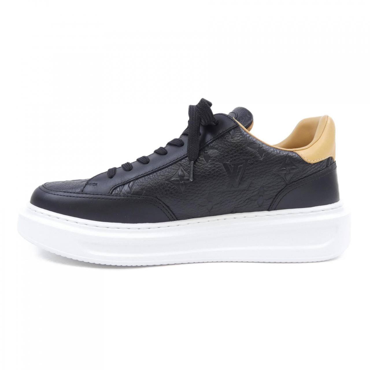 Louis Vuitton Louis Vuitton Louis Vuitton Beverly Hills Line Monogram Embossed Sneakers Leather Shoes DUTY FREE for USA Size ONE SIZE - 2 Thumbnail