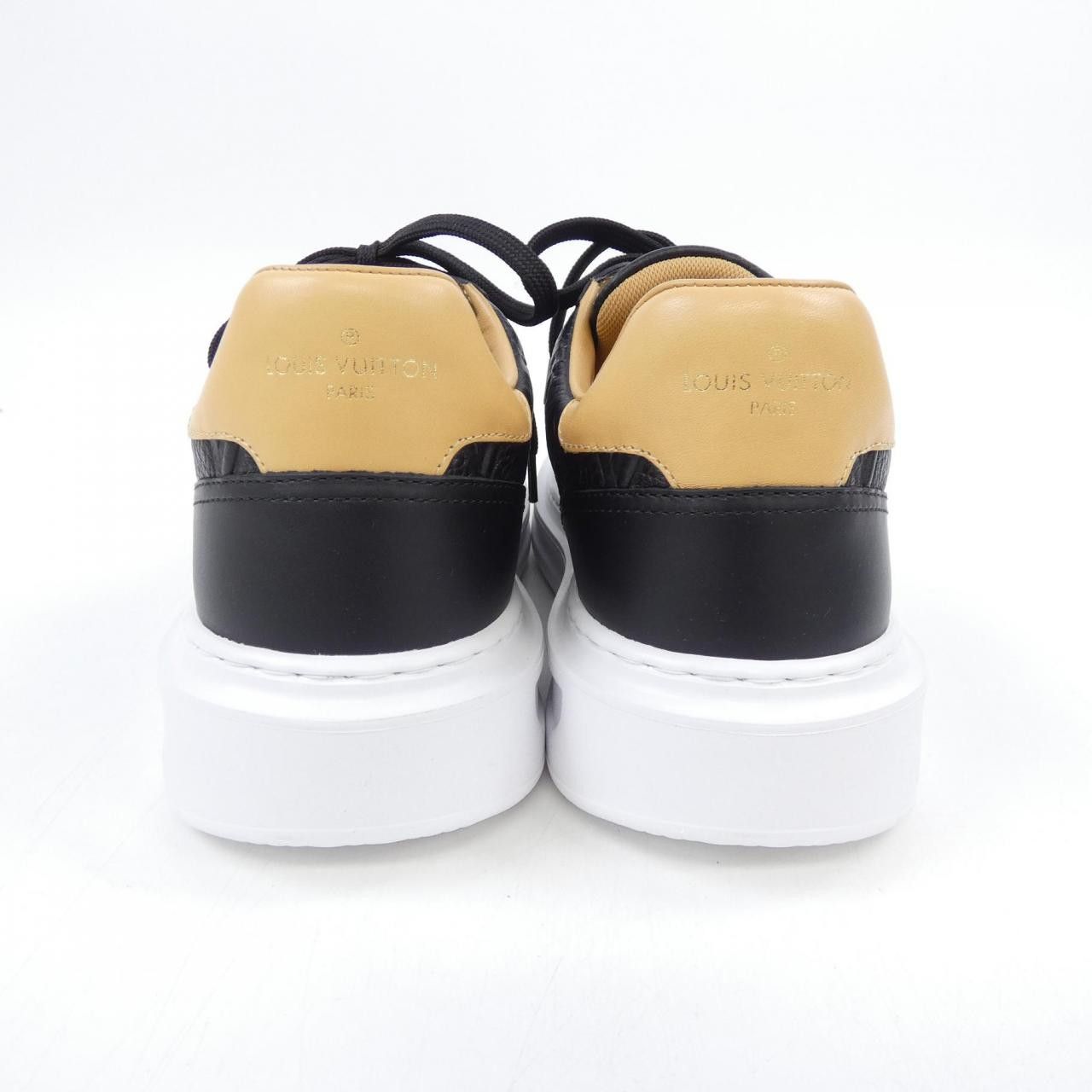 Louis Vuitton Louis Vuitton Louis Vuitton Beverly Hills Line Monogram Embossed Sneakers Leather Shoes DUTY FREE for USA Size ONE SIZE - 5 Thumbnail
