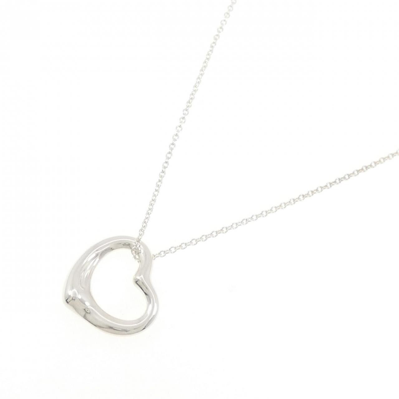 Tiffany & Co. Tiffany & Co. Tiffany Open Heart 925 Silver Necklace Precious Metal Necklace 60020474 DUTY FREE for USA Size ONE SIZE - 2 Thumbnail