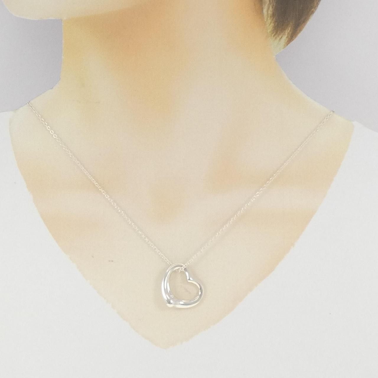 Tiffany & Co. Tiffany & Co. Tiffany Open Heart 925 Silver Necklace Precious Metal Necklace 60020474 DUTY FREE for USA Size ONE SIZE - 6 Thumbnail