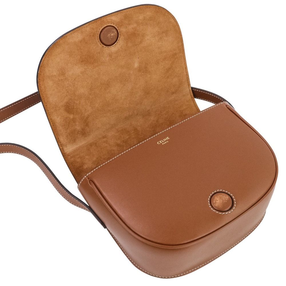 Celine Celine Celine Folco Cuir Triomphe Calfskin Shoulder Bag Leather Shoulder Bag DUTY FREE for USA Size ONE SIZE - 6 Thumbnail