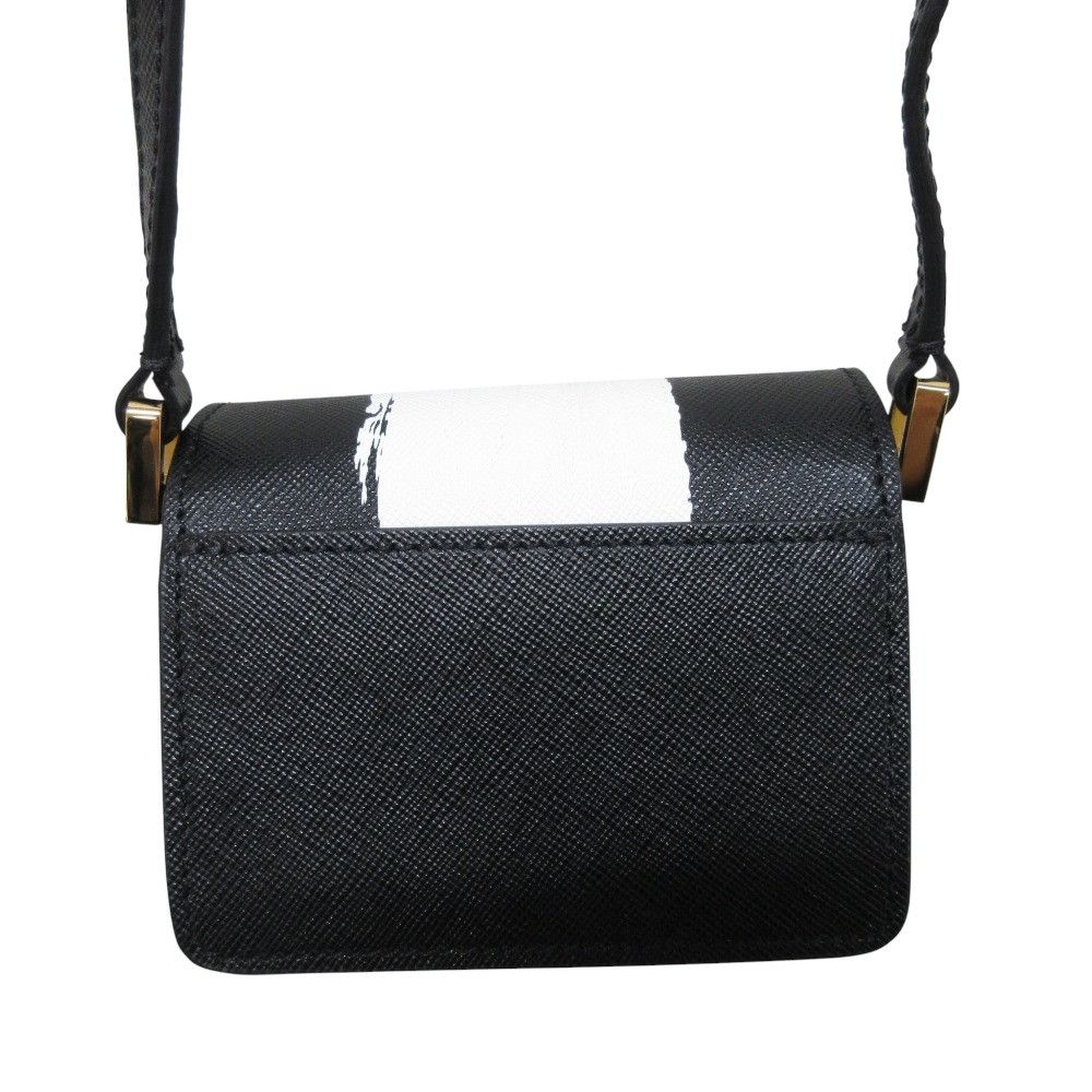 Marni Marni Marni Trunk Nano Leather Shoulder Bag Leather Crossbody Bag SBMP0079L7 DUTY FREE for USA Size ONE SIZE - 10 Thumbnail