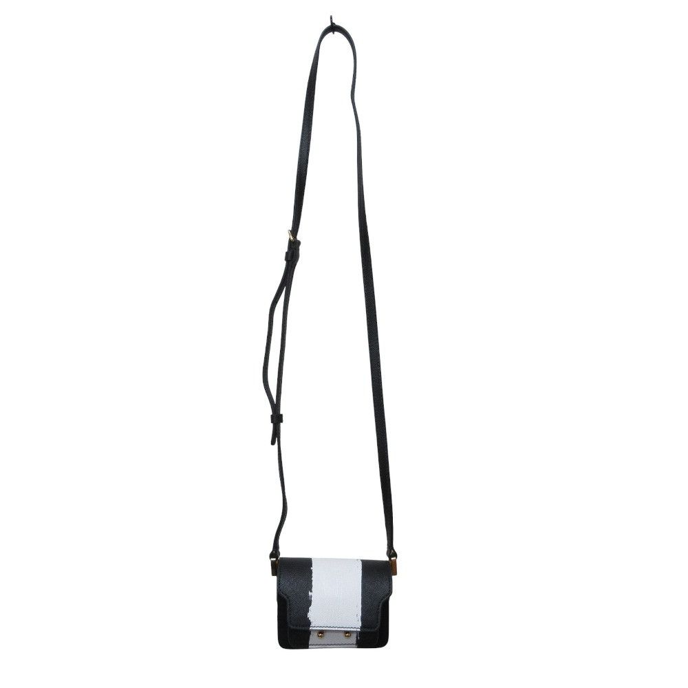 Marni Marni Marni Trunk Nano Leather Shoulder Bag Leather Crossbody Bag SBMP0079L7 DUTY FREE for USA Size ONE SIZE - 3 Thumbnail