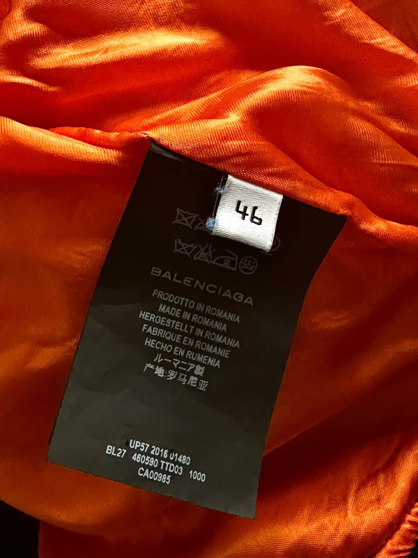 Balenciaga Balenciaga Runway MA1 Flight Jacket Size US S / EU 44-46 / 1 - 2 Thumbnail