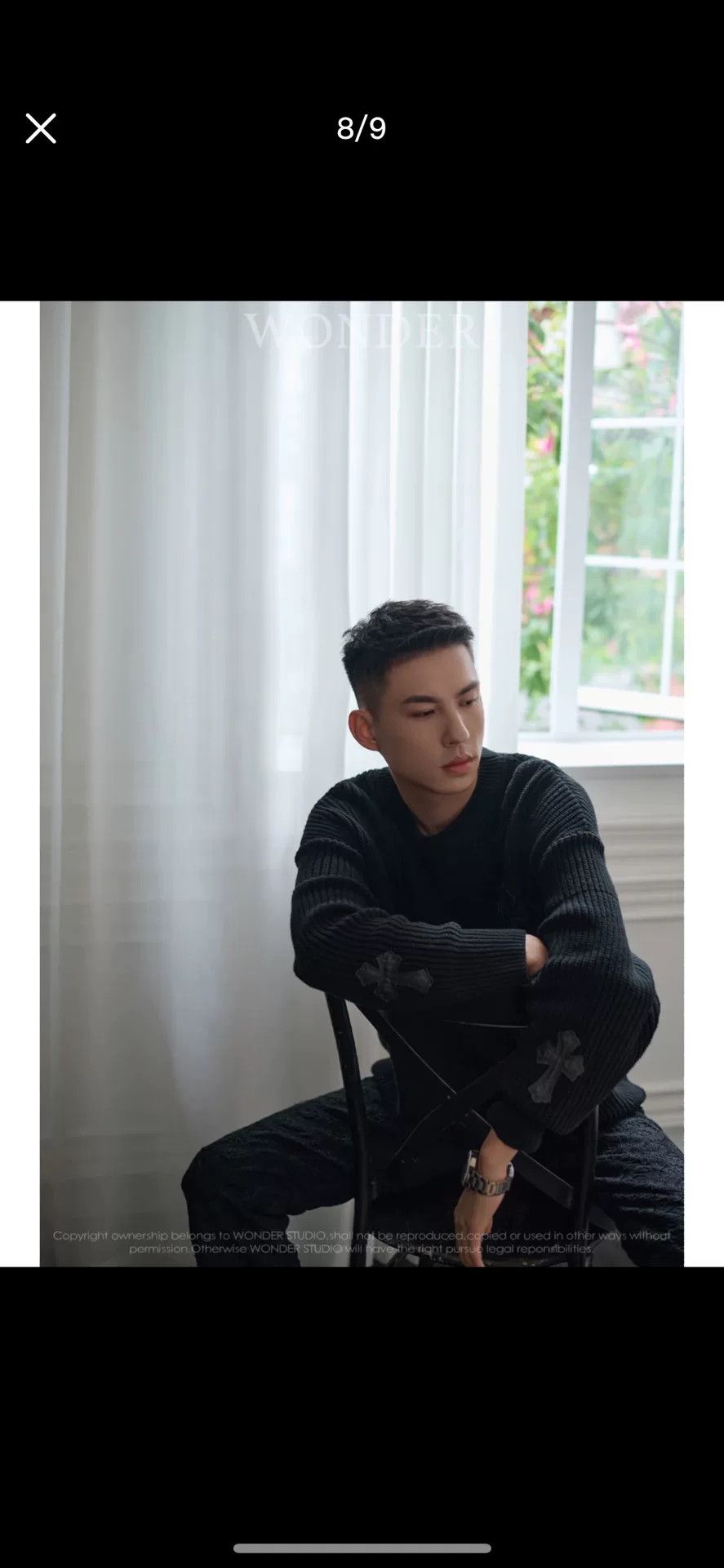 Chrome Hearts Chrome Hearts Leather Patchwork Crewneck Sweater Size US XS / EU 42 / 0 - 7 Thumbnail