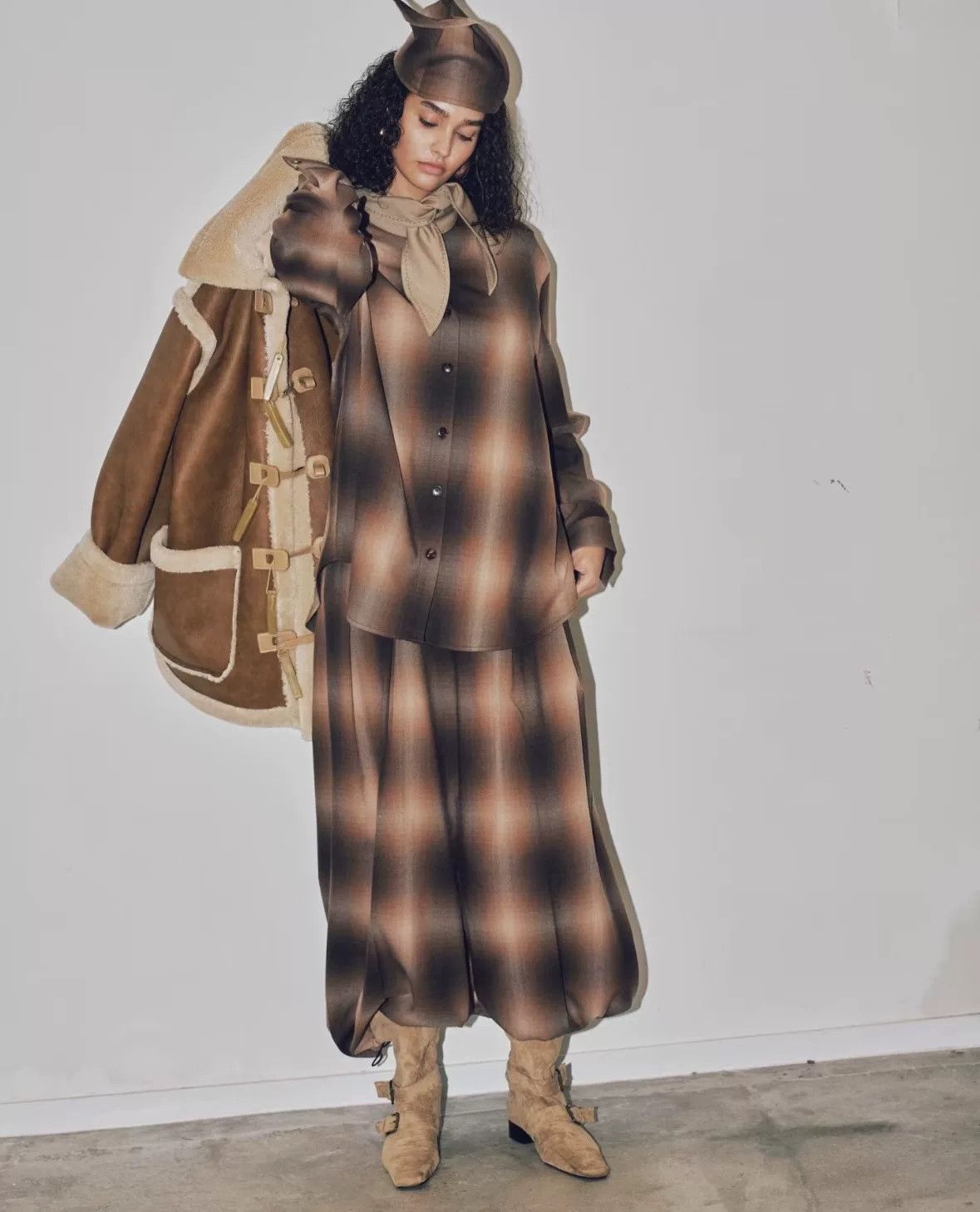 MM6 MM6 Margiela 24AW Gradient Check Shirt Size S / US 4 / IT 40 - 8 Thumbnail