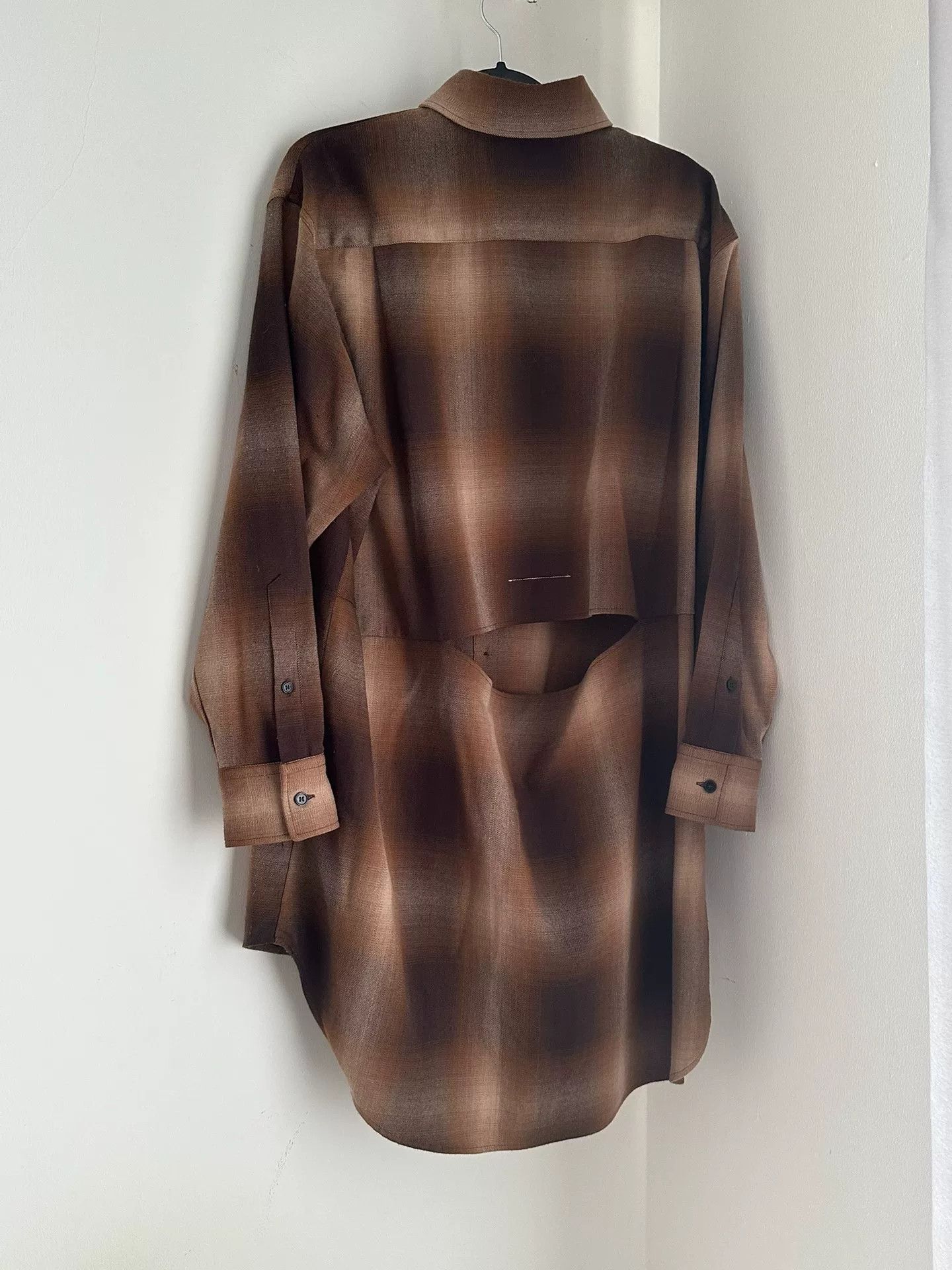 MM6 MM6 Margiela 24AW Gradient Check Shirt Size S / US 4 / IT 40 - 2 Thumbnail