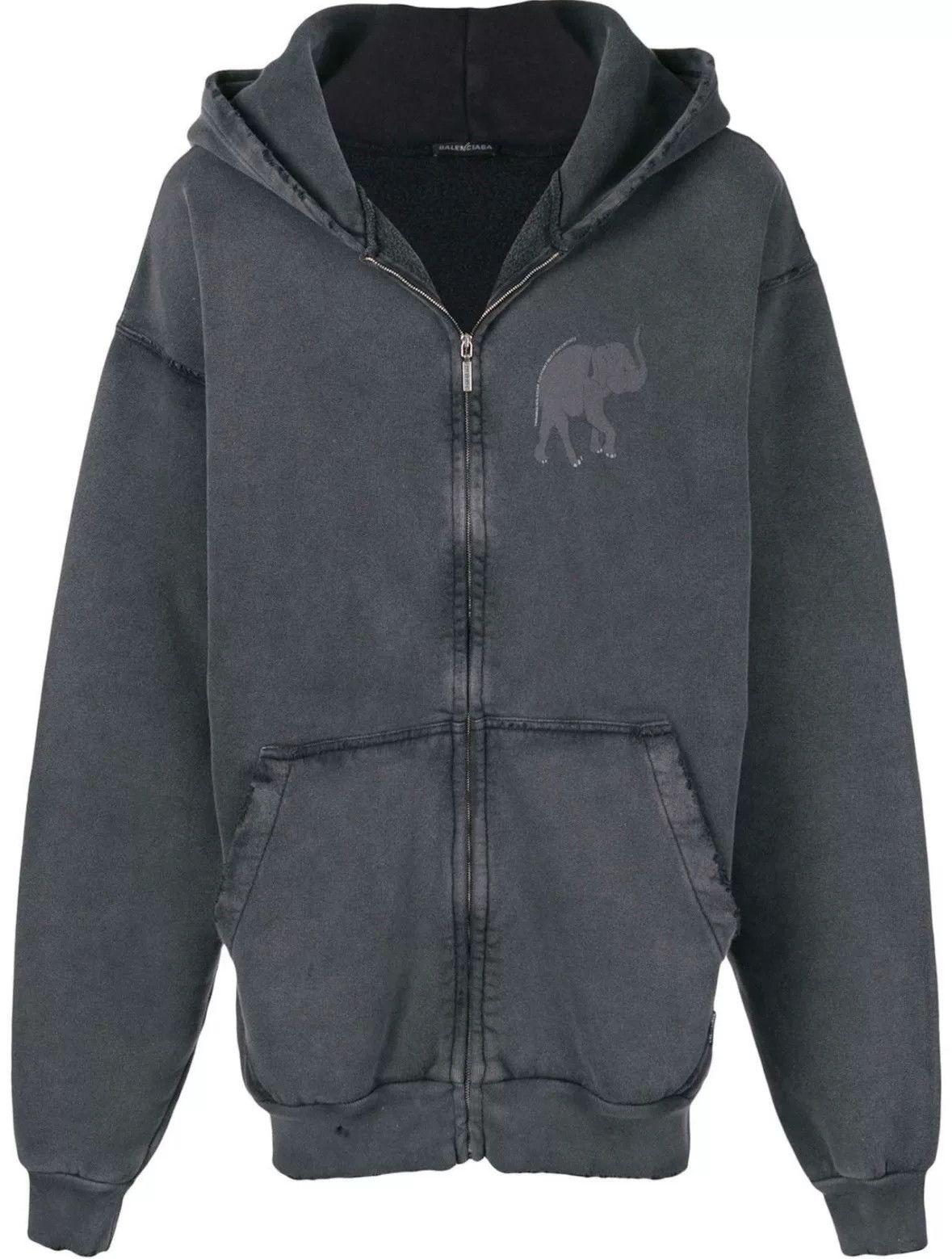 Balenciaga Balenciaga Eco Distressed Hoodie Size US M / EU 48-50 / 2 - 7 Thumbnail