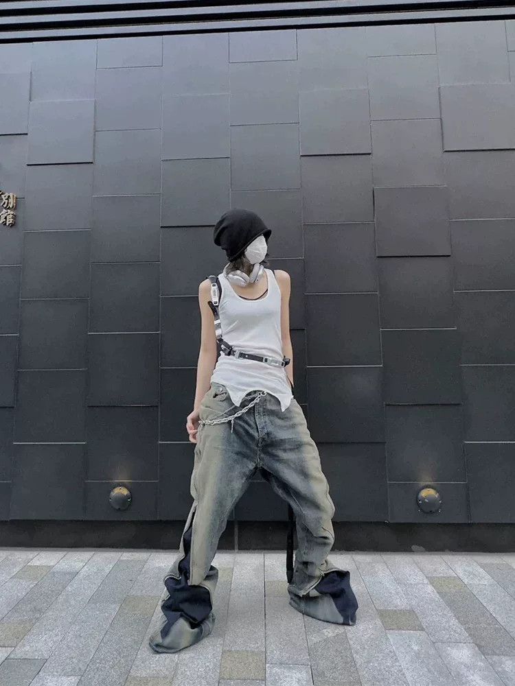 Rick Owens Drkshdw Rick Owens Drkshdw Gradient Blue Banana Size US 31 - 9 Thumbnail