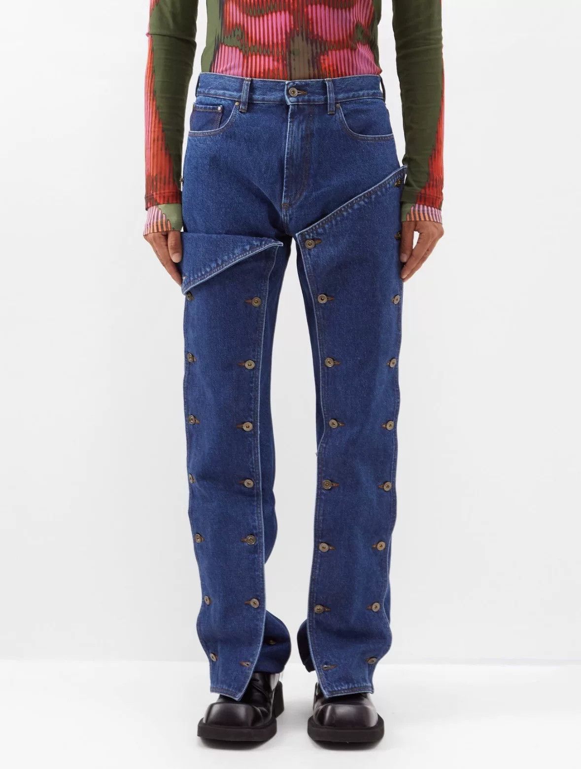 Y/Project Y-Project 23SS Straight Detachable Jeans Size US 31 - 9 Thumbnail