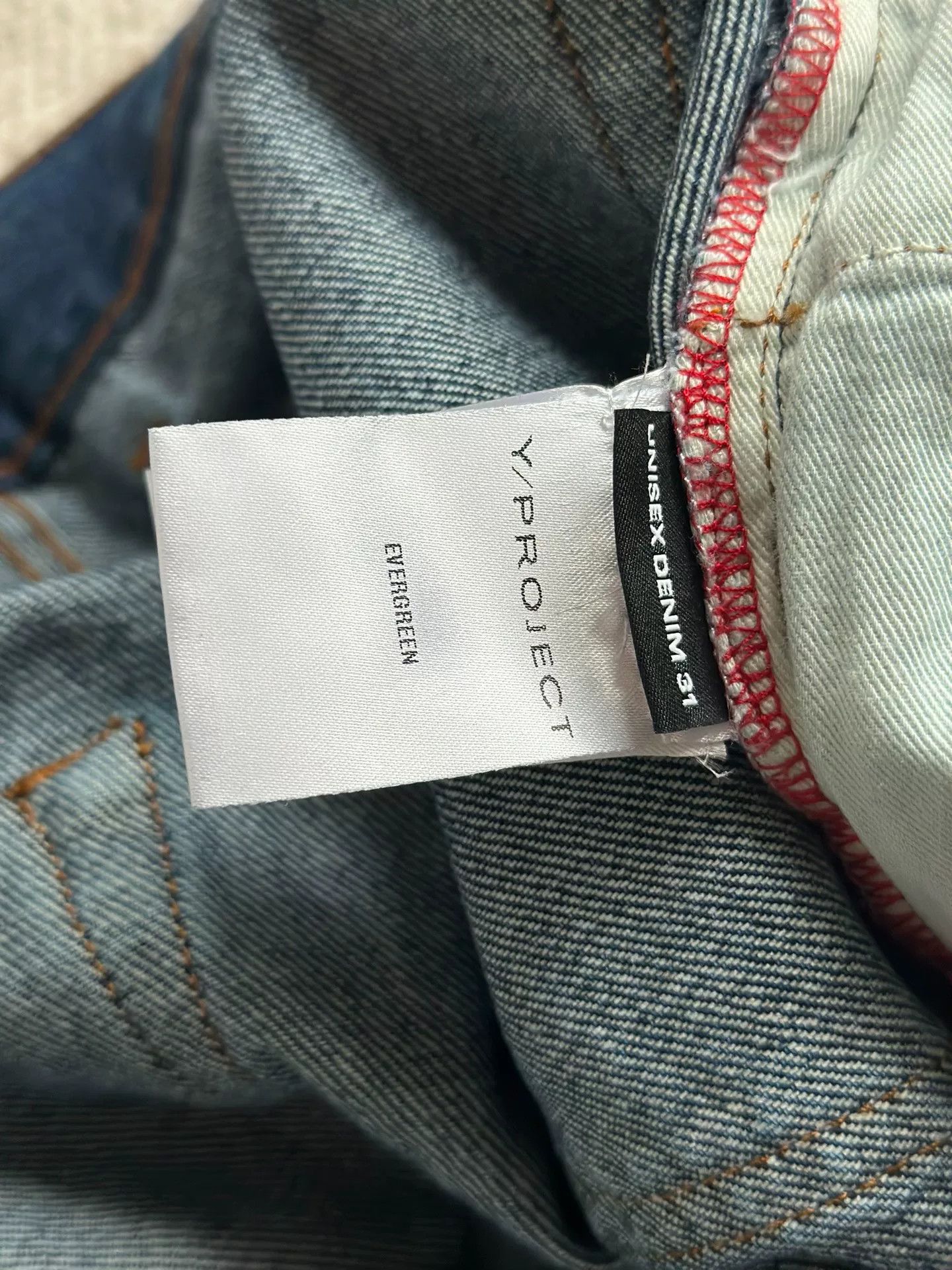 Y/Project Y-Project 23SS Straight Detachable Jeans Size US 31 - 4 Thumbnail