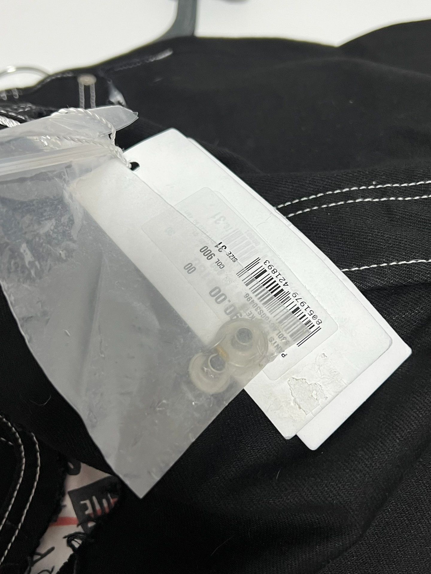 Maison Margiela Maison Margiela Pocket Topstitch Straight Jeans Size US 31 - 5 Thumbnail