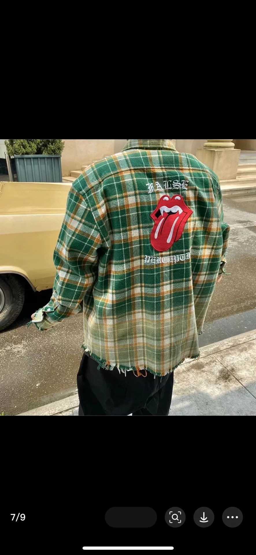Delusion Faded Washed Plaid Distressed Shirt Size US L / EU 52-54 / 3 - 9 Thumbnail