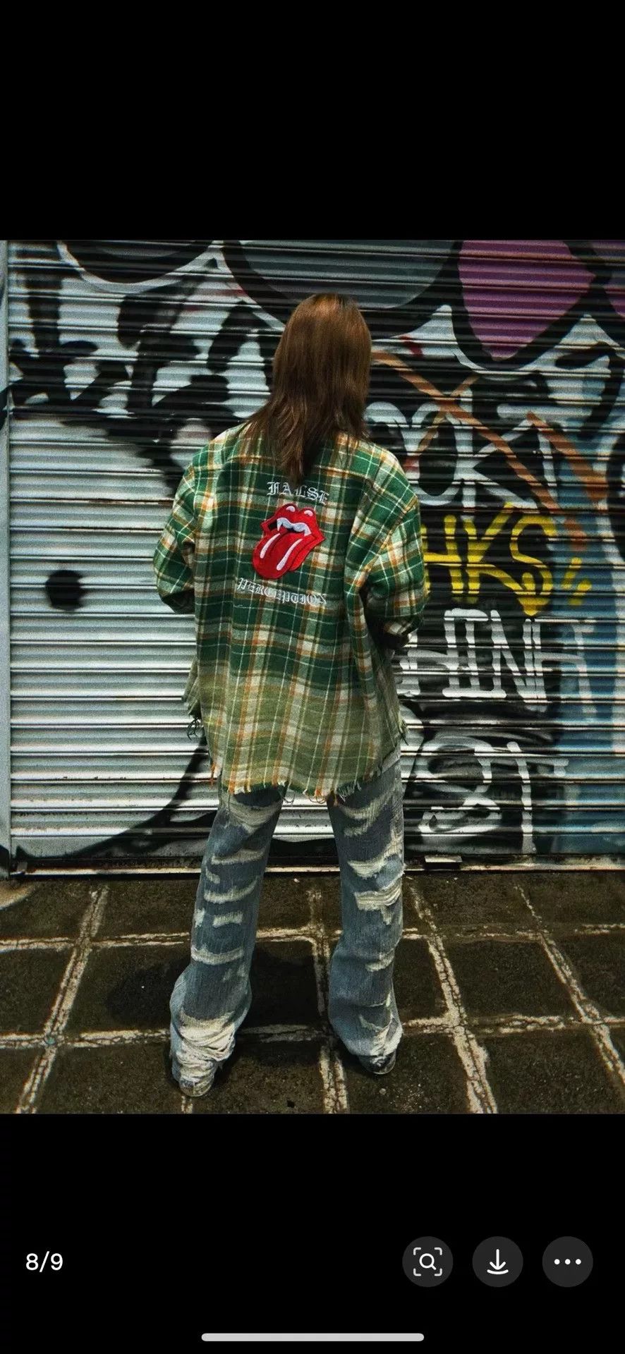 Delusion Faded Washed Plaid Distressed Shirt Size US L / EU 52-54 / 3 - 4 Thumbnail