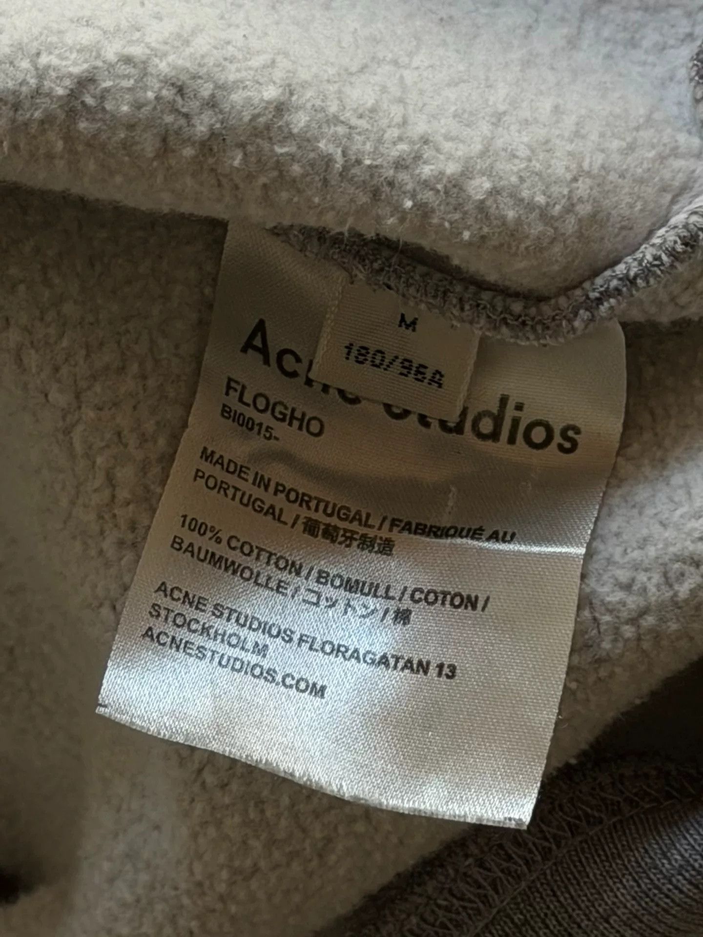 Acne Studios Acne Studios Letter Collar Fleece Sweatshirt Size US M / EU 48-50 / 2 - 2 Thumbnail