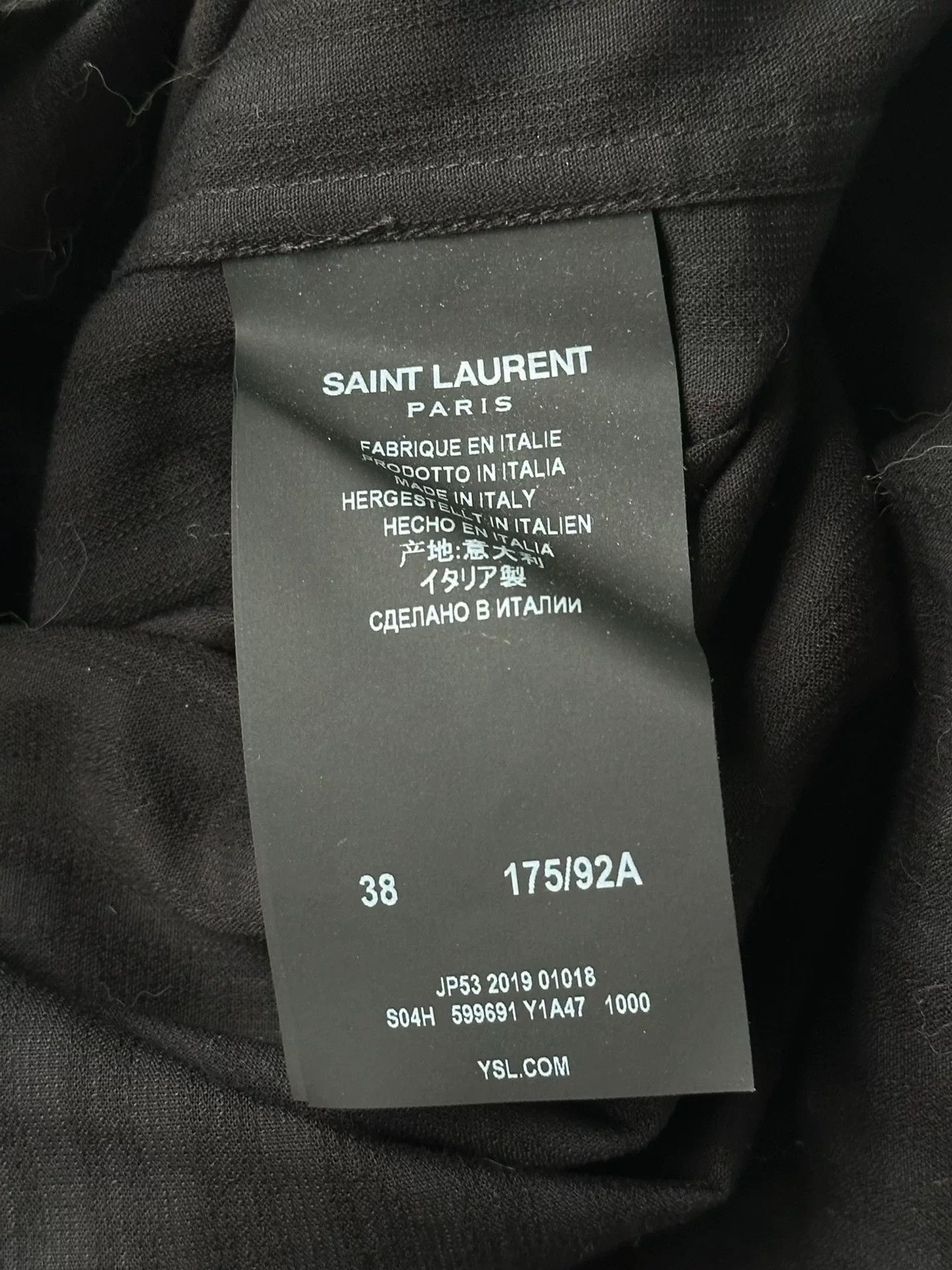 Saint Laurent Paris Saint Laurent 2020SS Court Shirt Size S / US 4 / IT 40 - 2 Thumbnail
